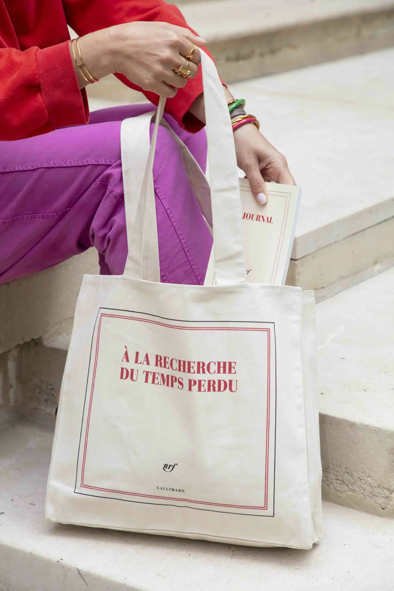 Sac tissu « À la recherche du temps perdu »