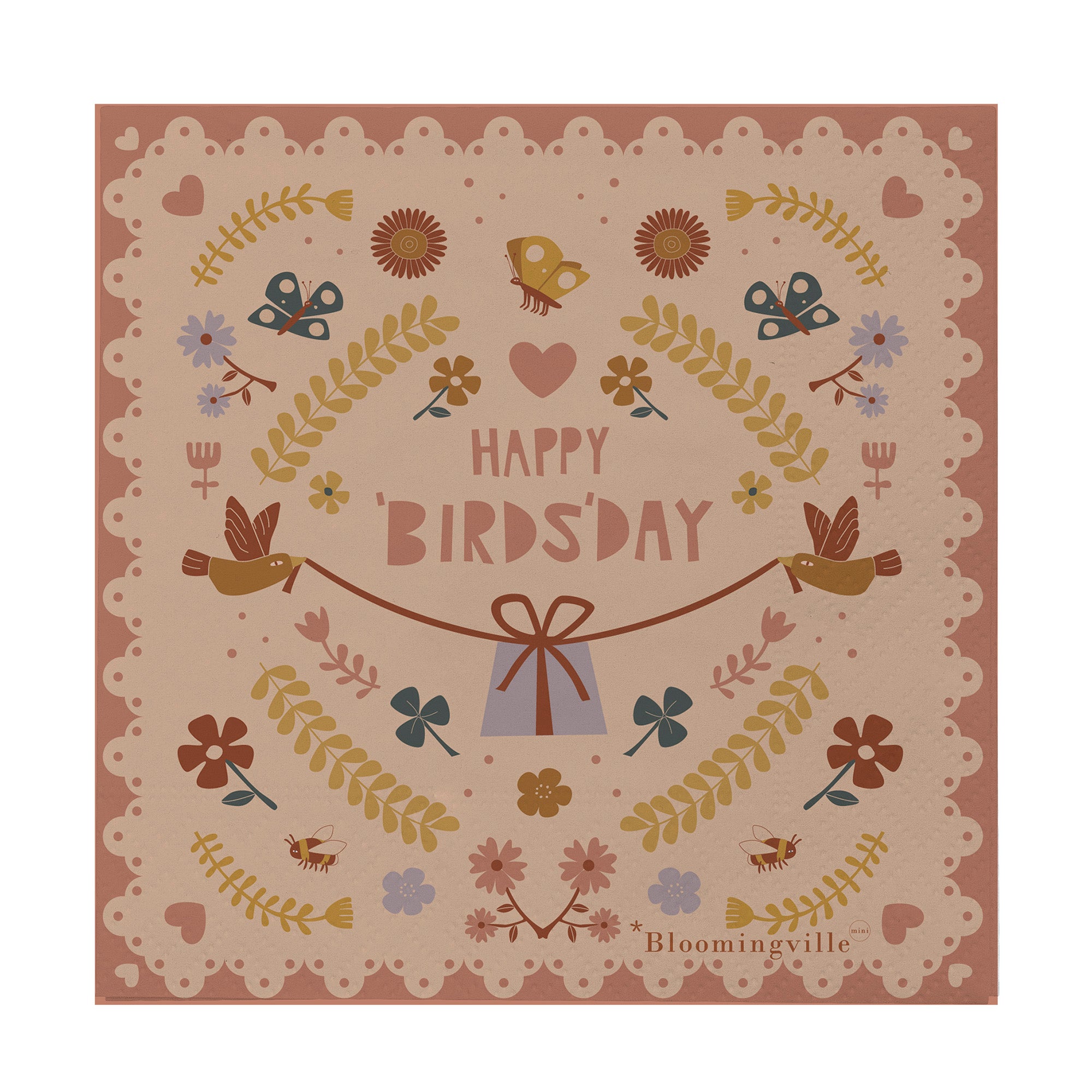 Serviette en papier FSC marron Bryn