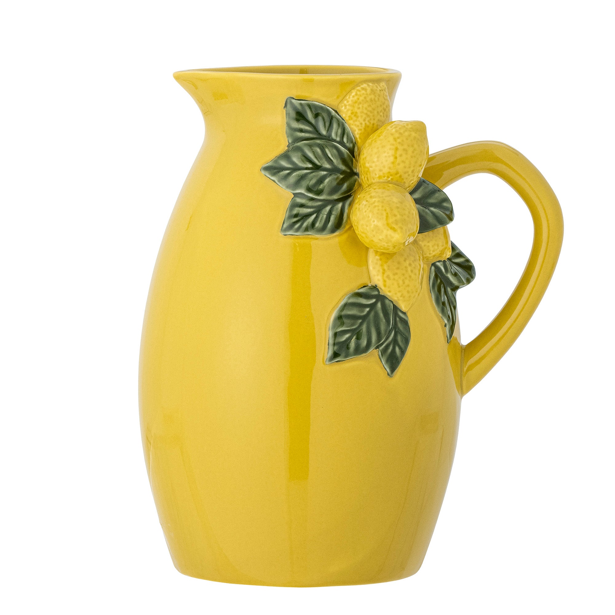 Pichet en grès jaune Limone