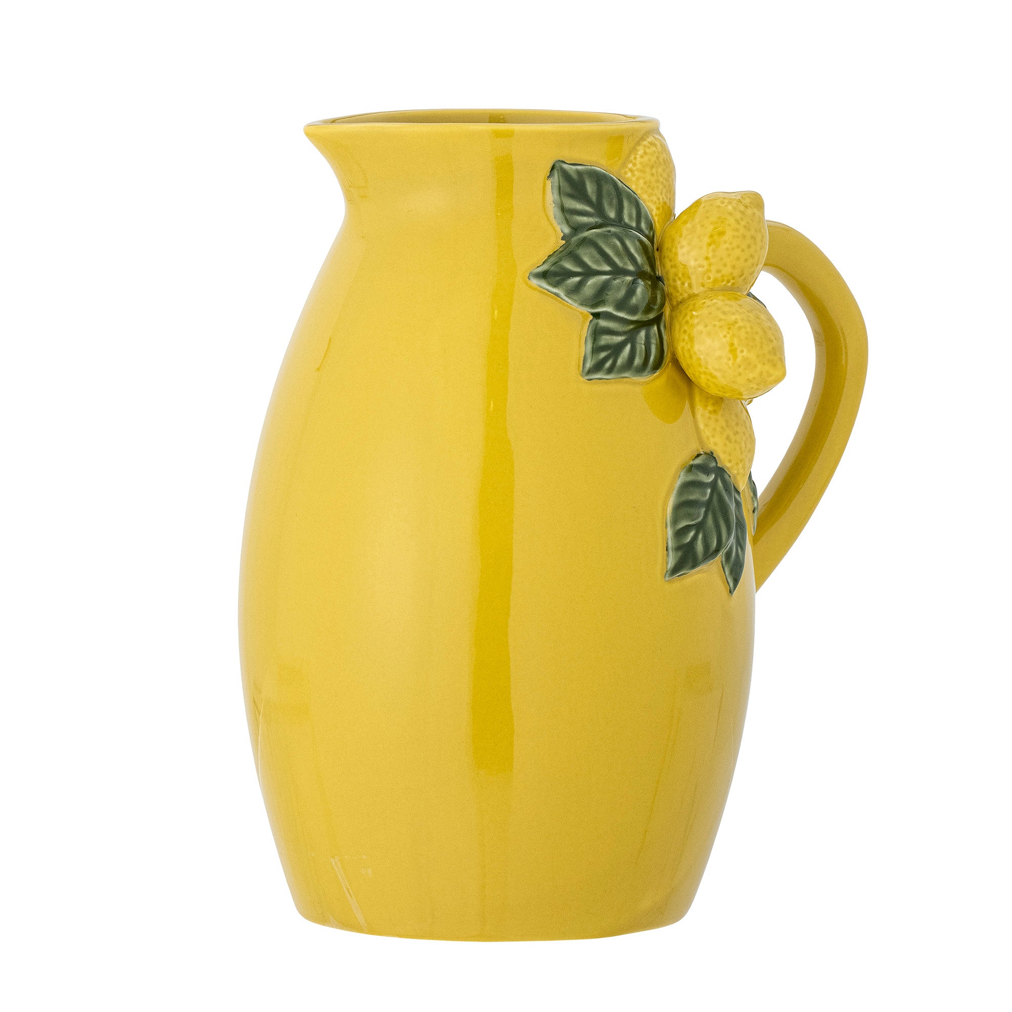 Pichet en grès jaune Limone