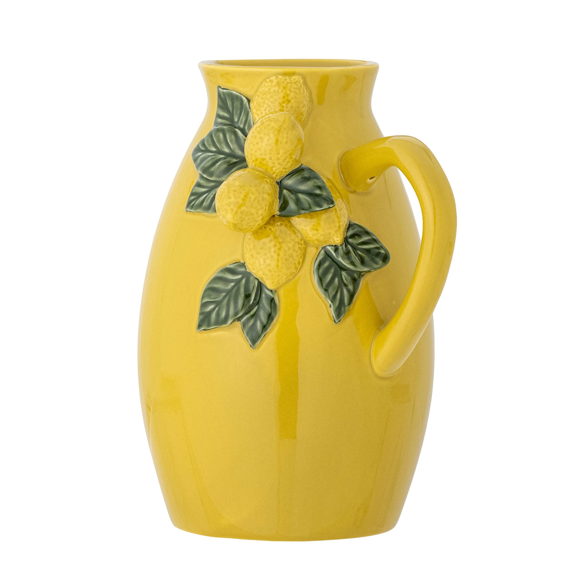 Pichet en grès jaune Limone