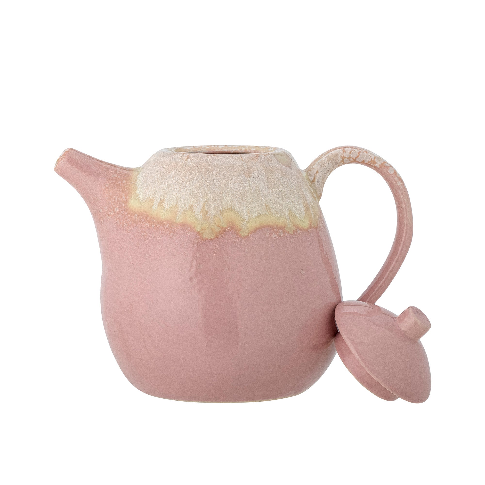 Théière en grès rose Louisa