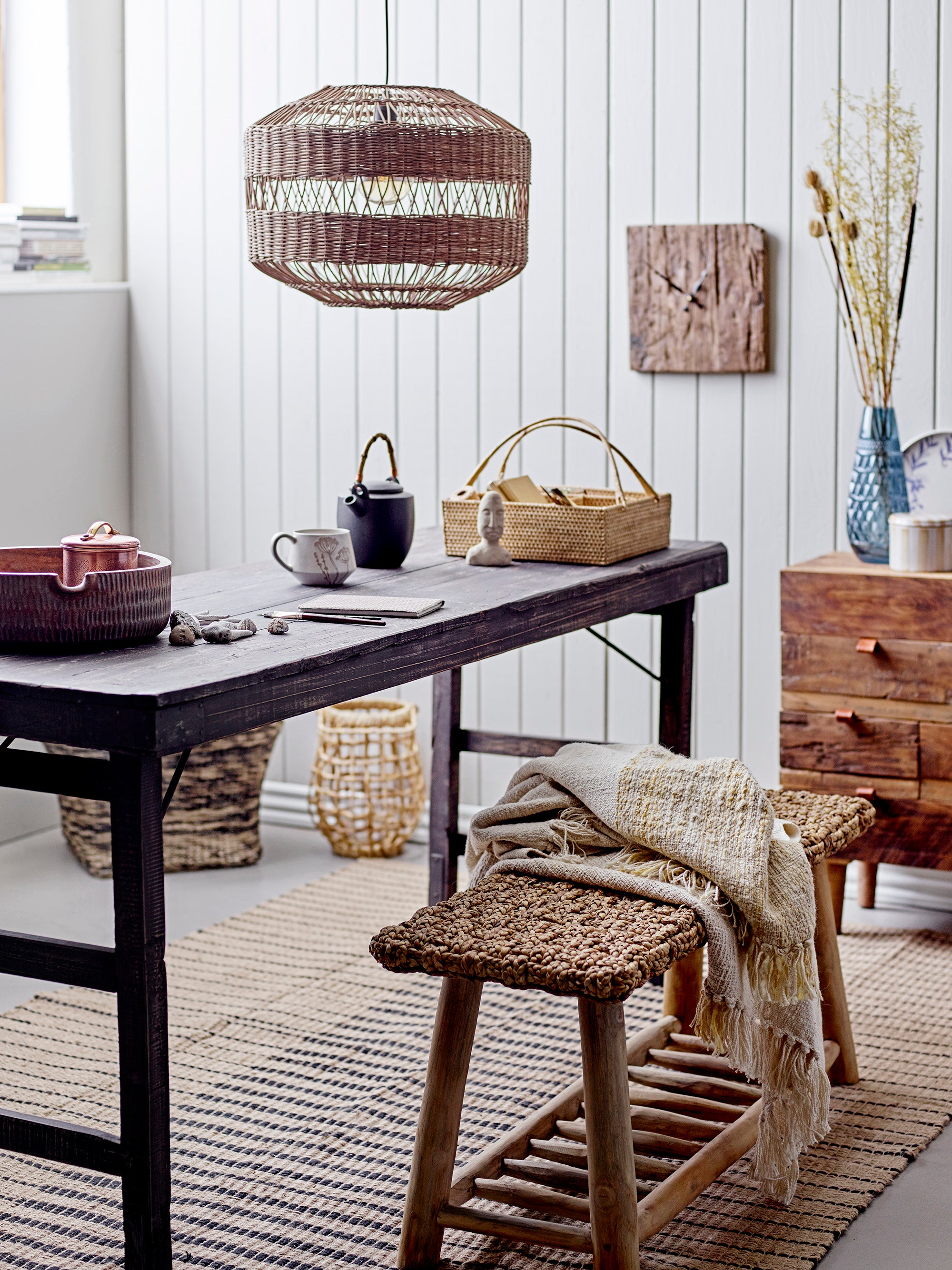 Plaid Giuliana coton et laine
