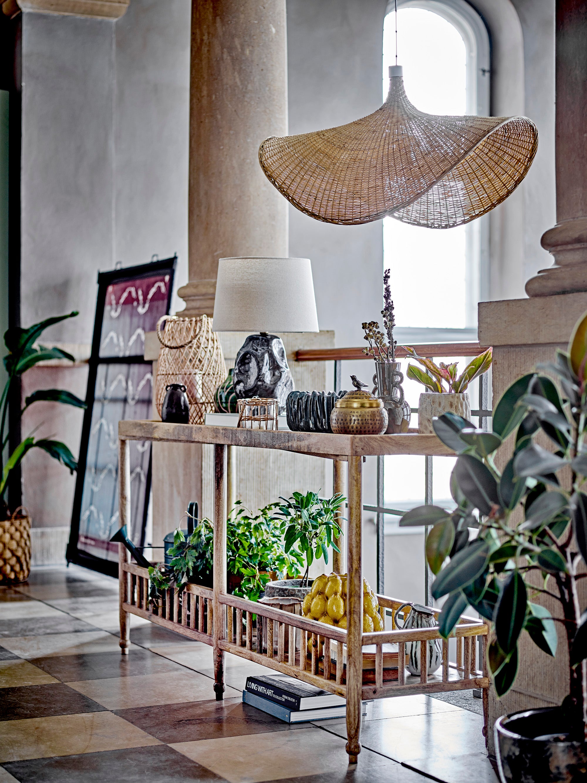 Vase Limone en grès jaune