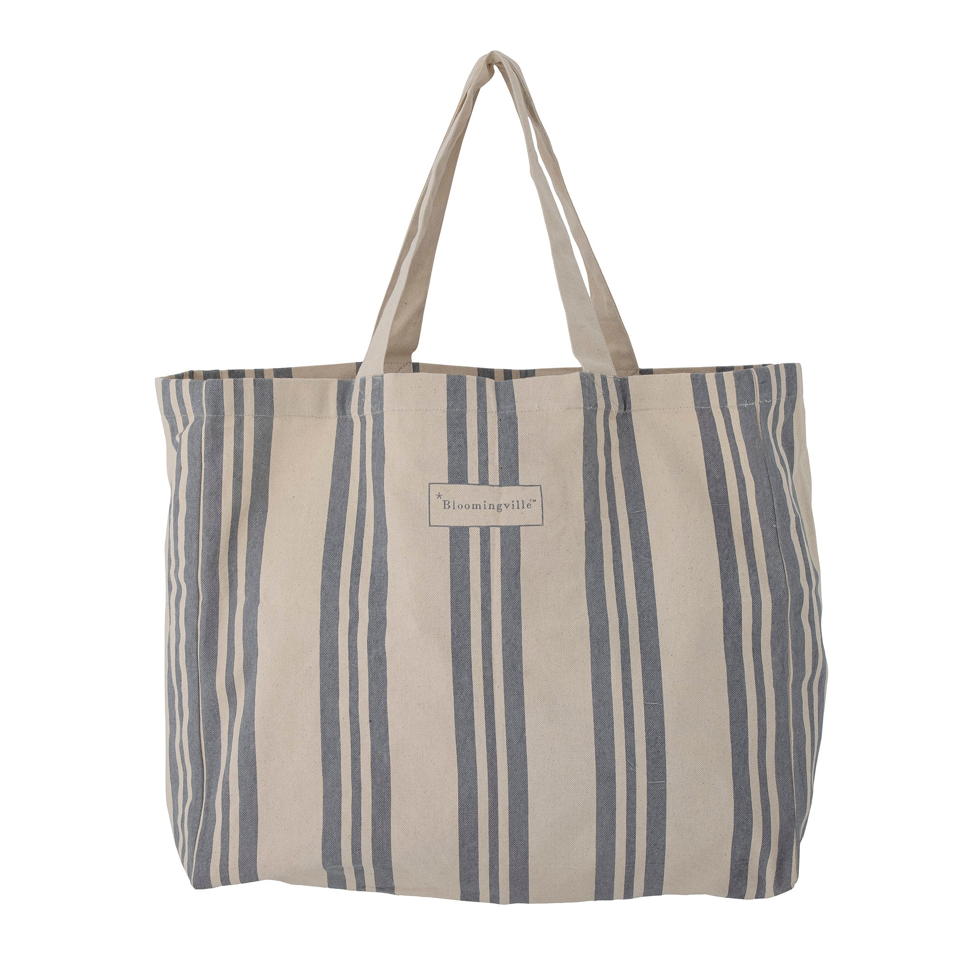Sac de courses Trina en coton bleu