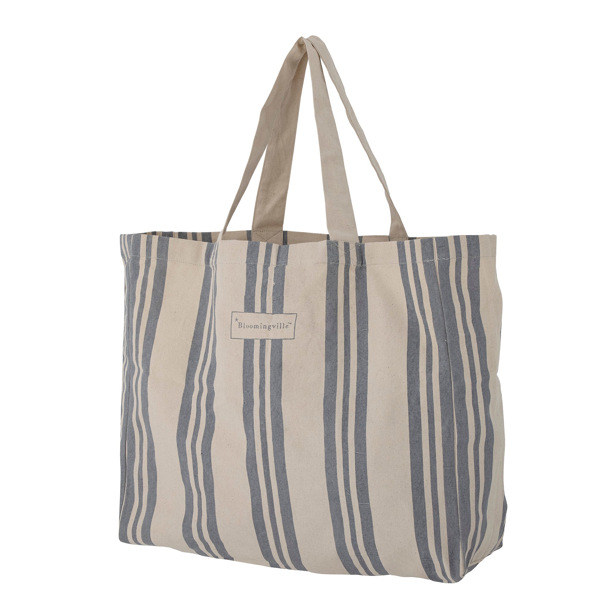 Sac de courses Trina en coton bleu