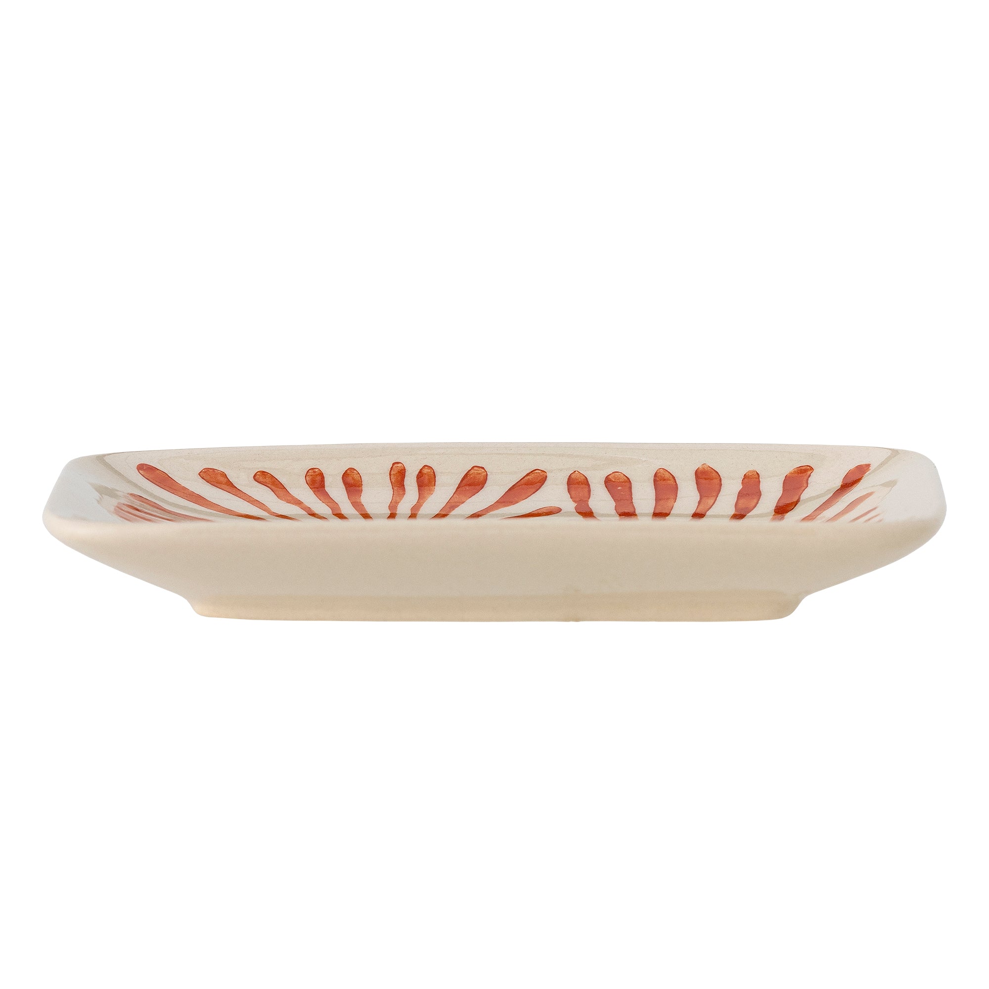Assiette Fauni en grès rouge
