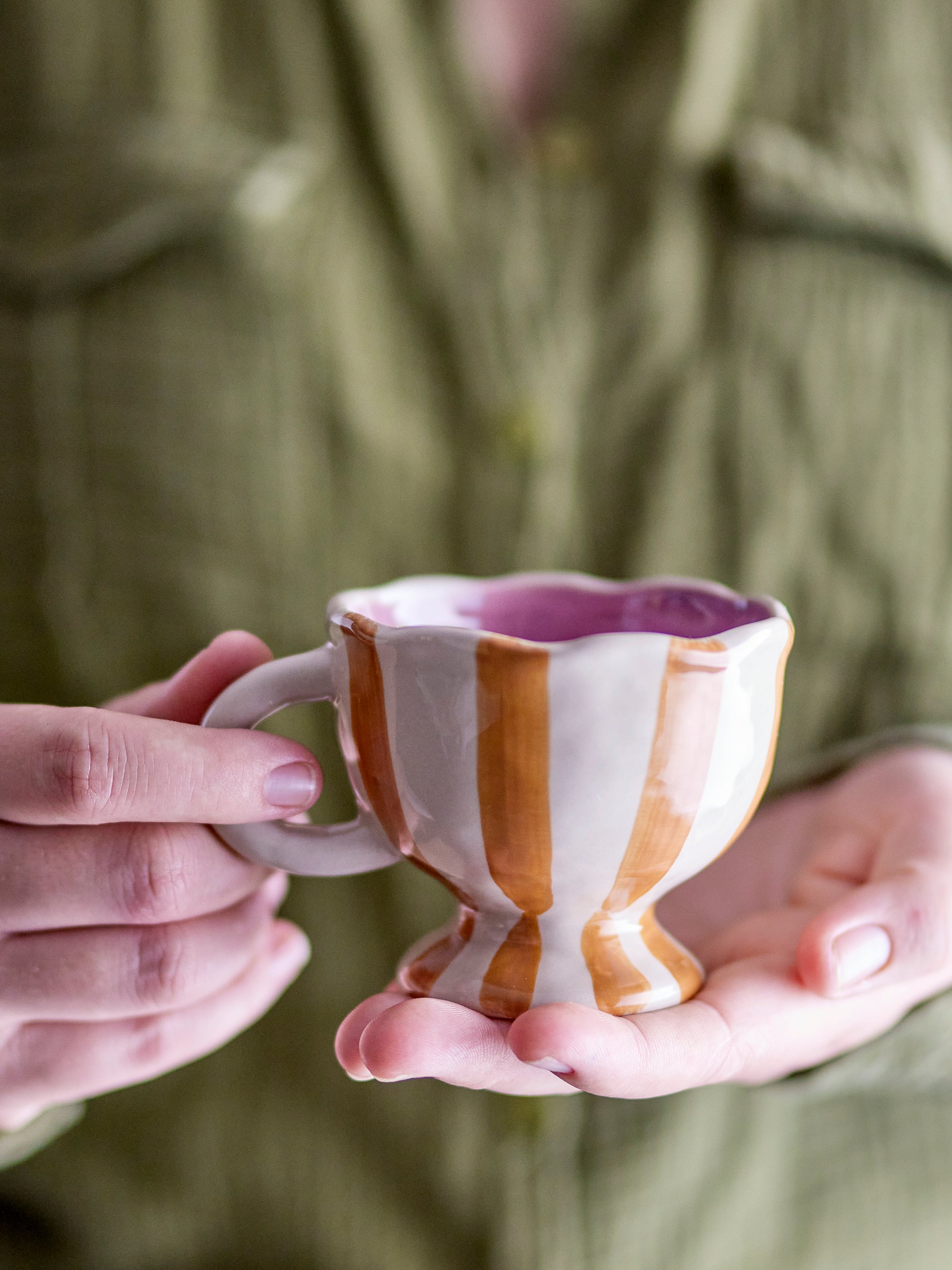 Tasse Willa en grès marron