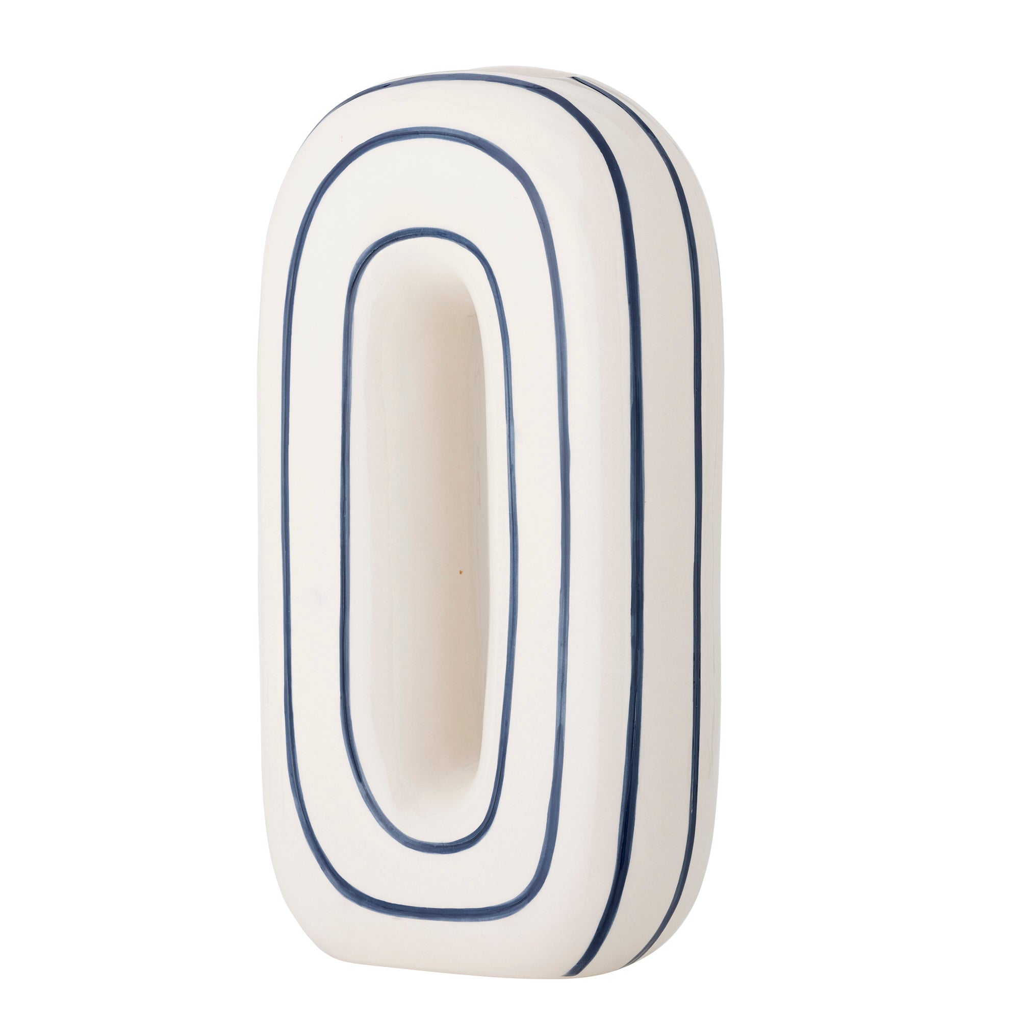 Vase Mae en céramique bleu