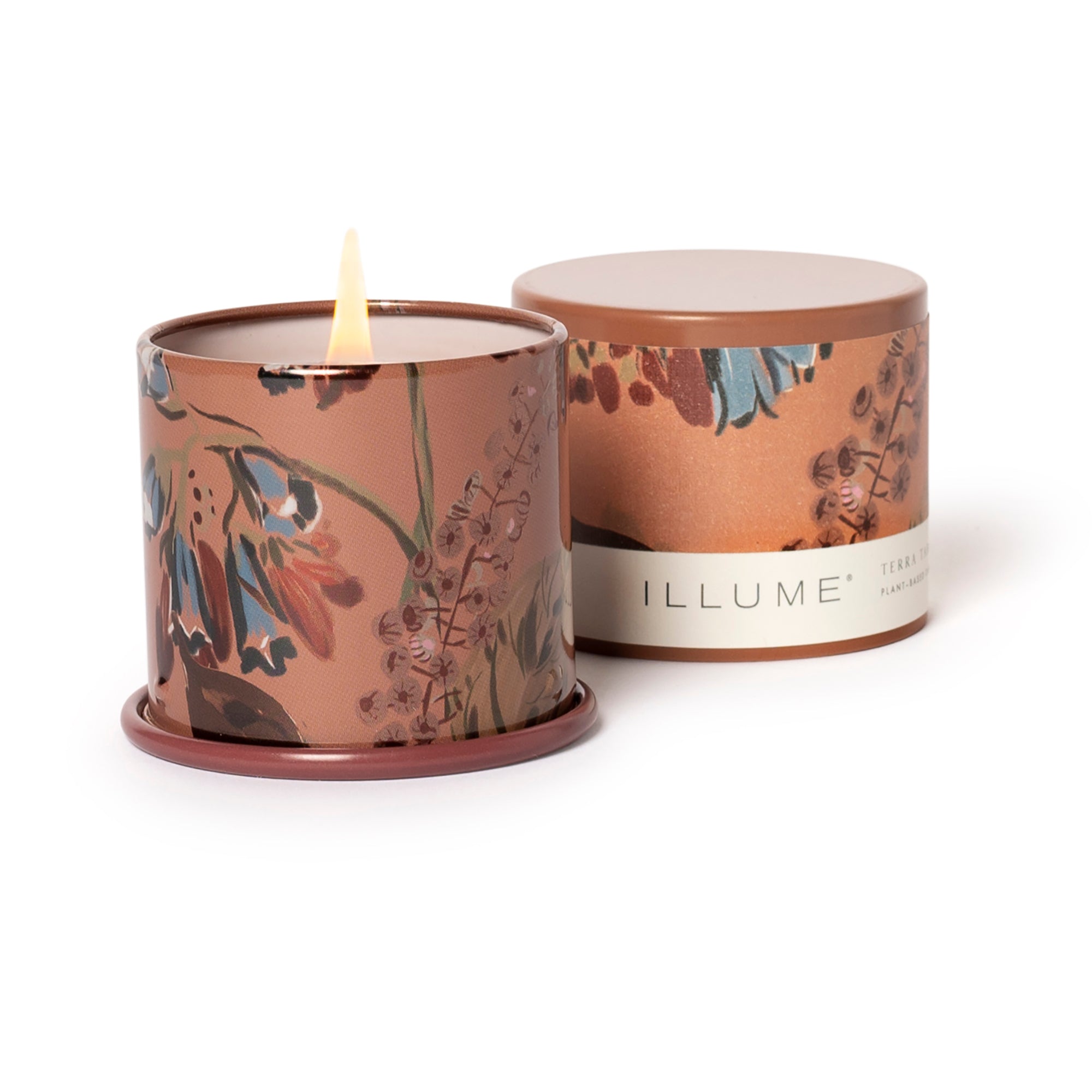 Bougie Demi Vanity marron, terra tabac