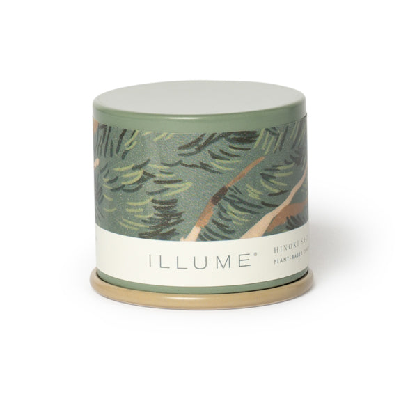 Bougie Demi Vanity verte, sauge de hinoki
