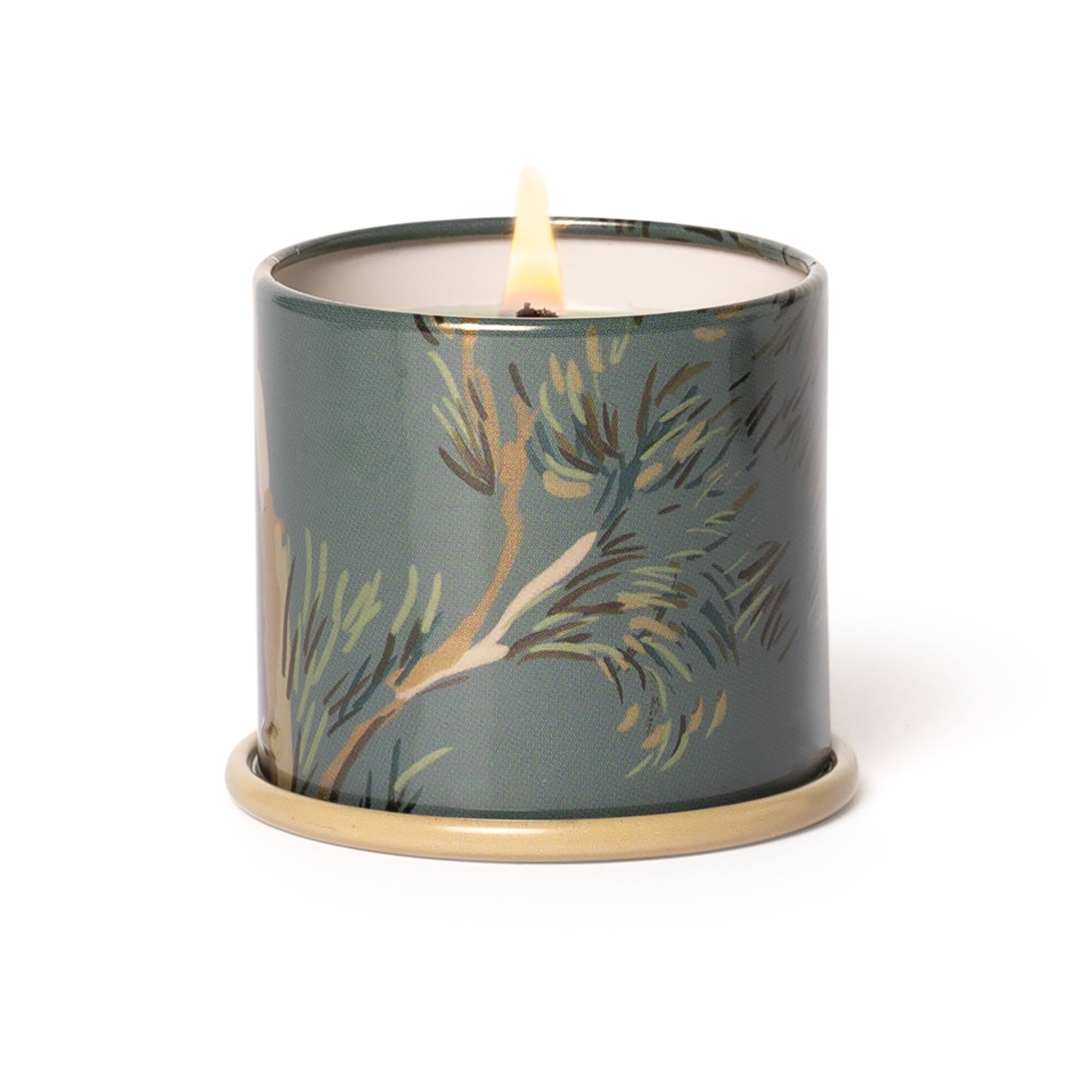 Bougie Demi Vanity verte, sauge de hinoki