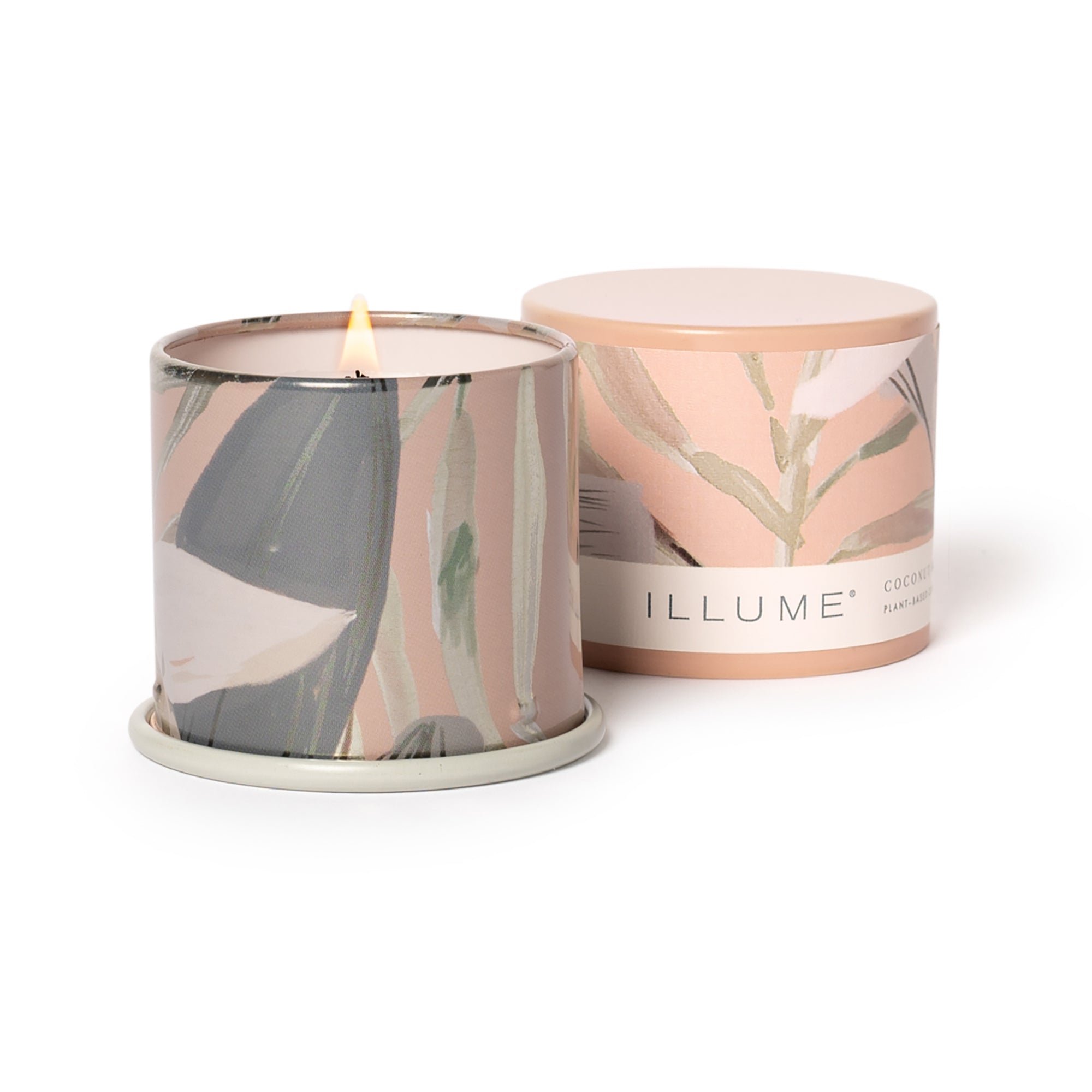 Bougie Demi Vanity rose, lait de coco et mangue