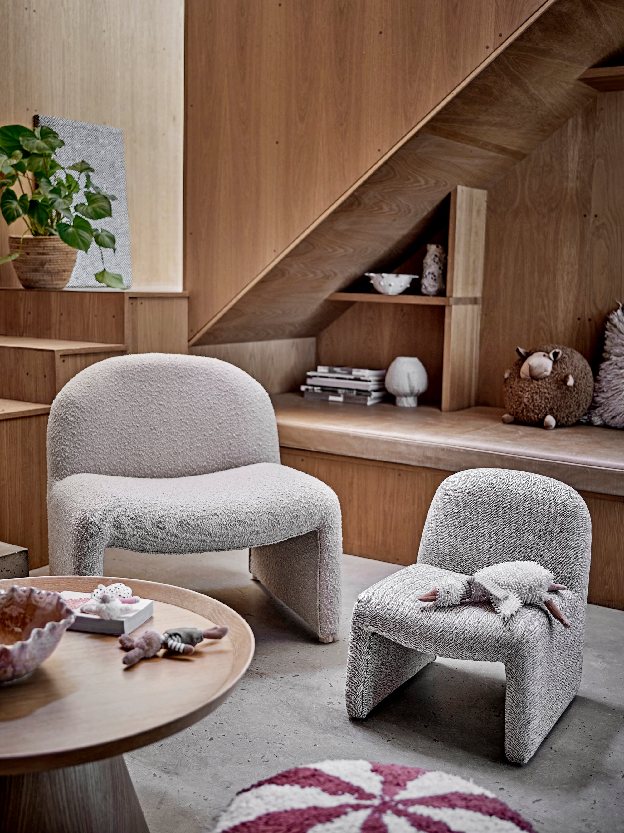 Jouet en peluche blanc Gaspard