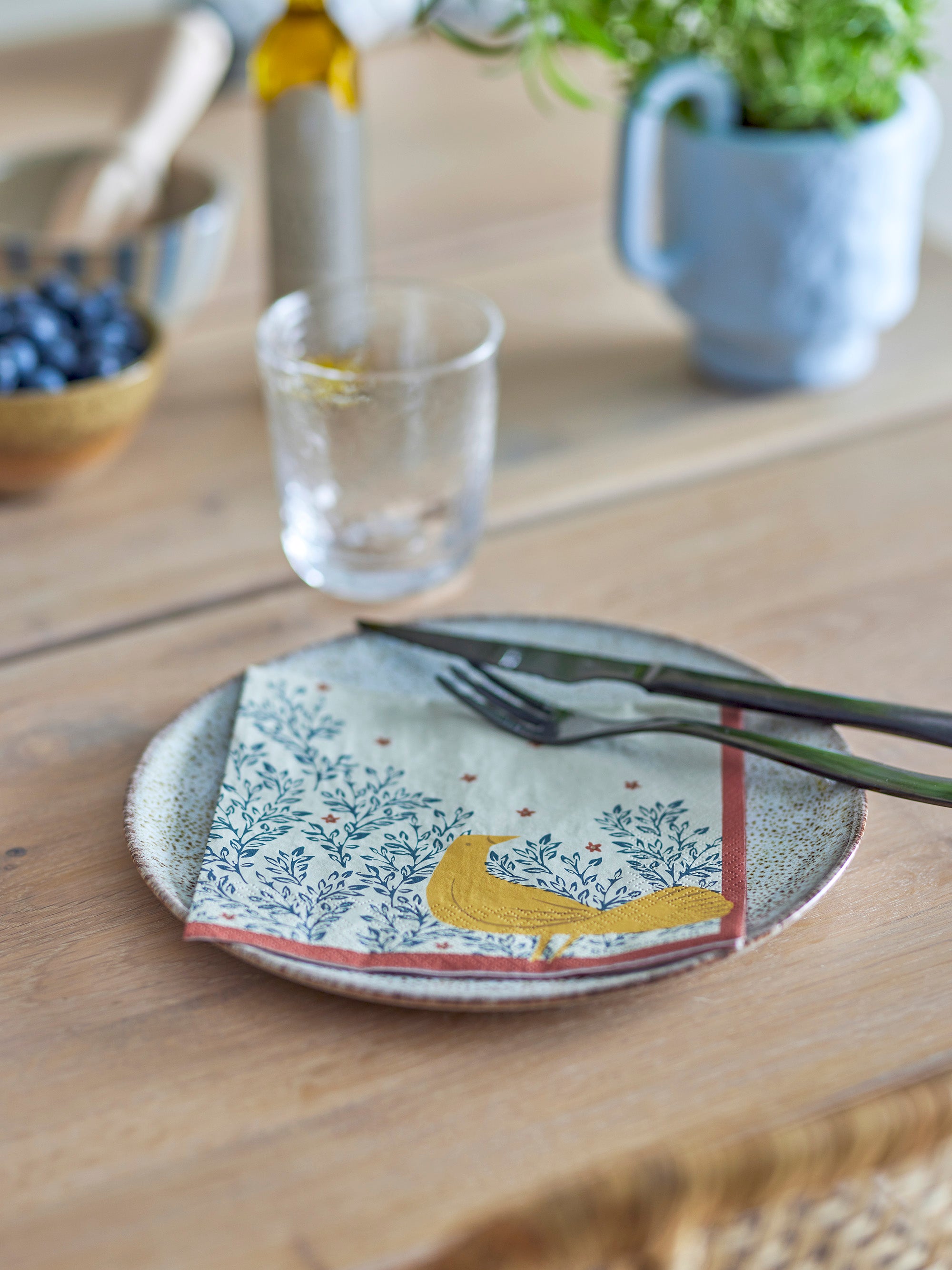 Serviettes en papier FSC nature Hezha