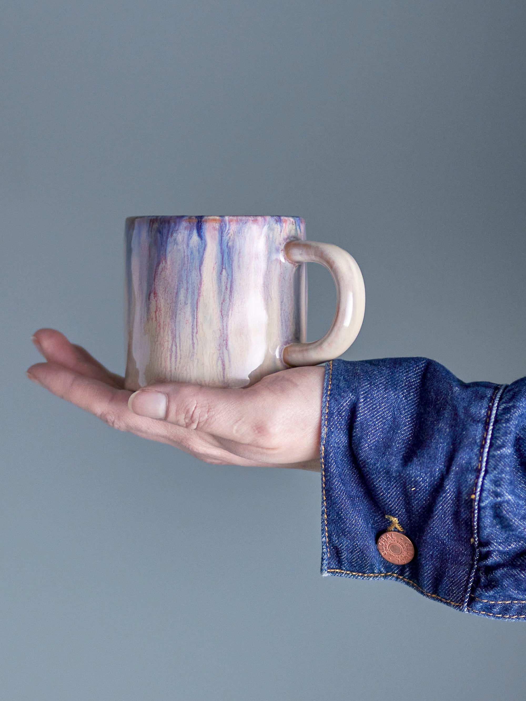 Tasse en grès bleu Amalia
