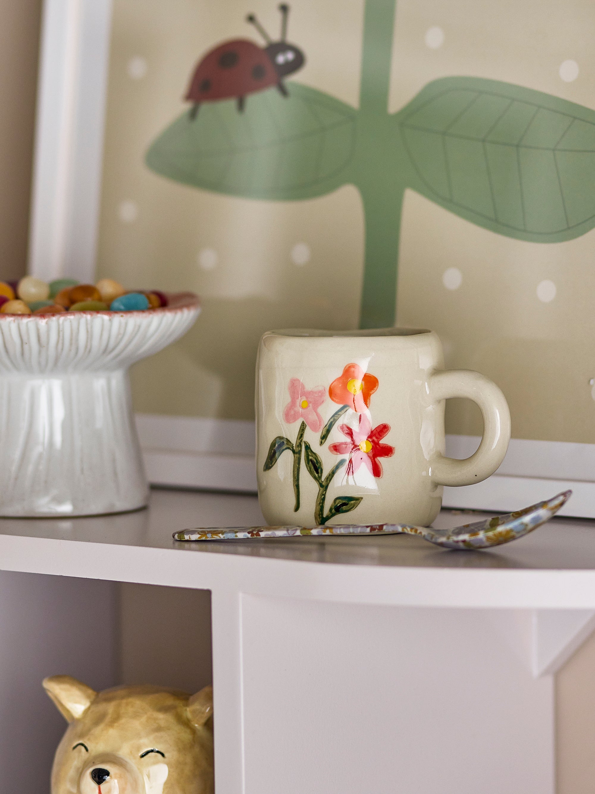 Tasse en grès blanc Millie