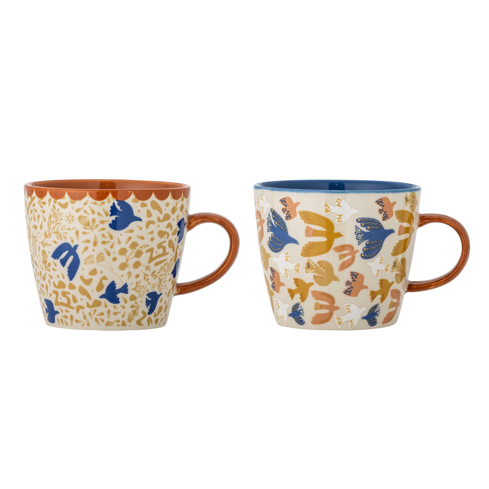 Tasses en grès marron Anniversary (set de 2 tasses)