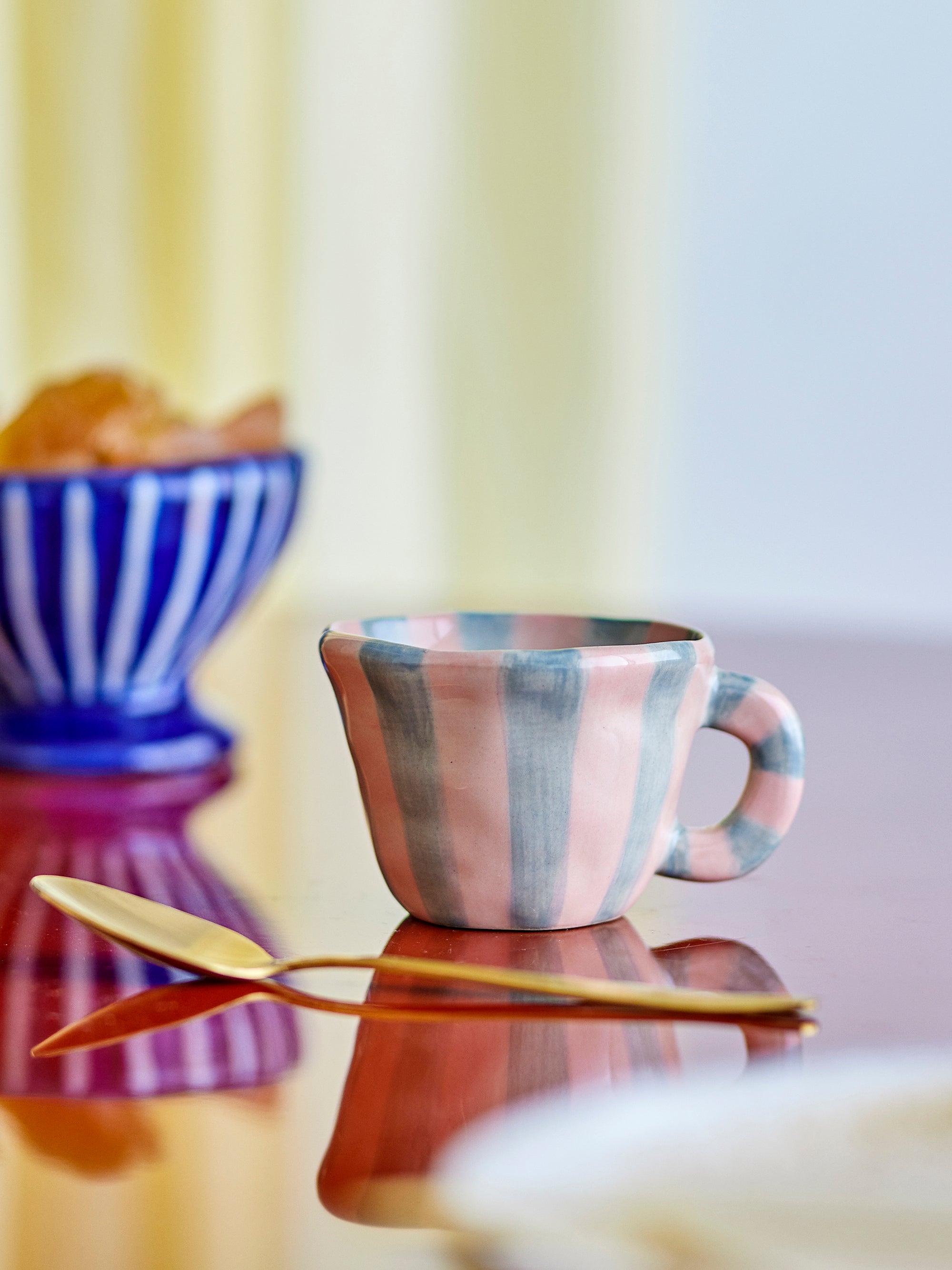 Nini mug in multicolored stoneware