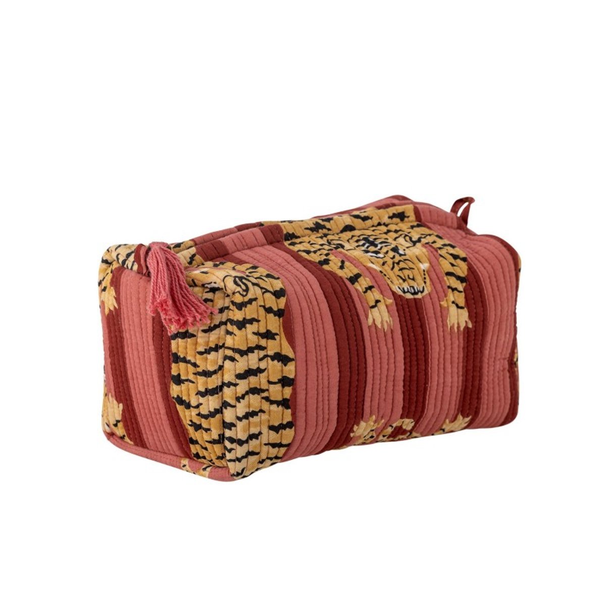 Trousse de maquillage Poirino en coton rose