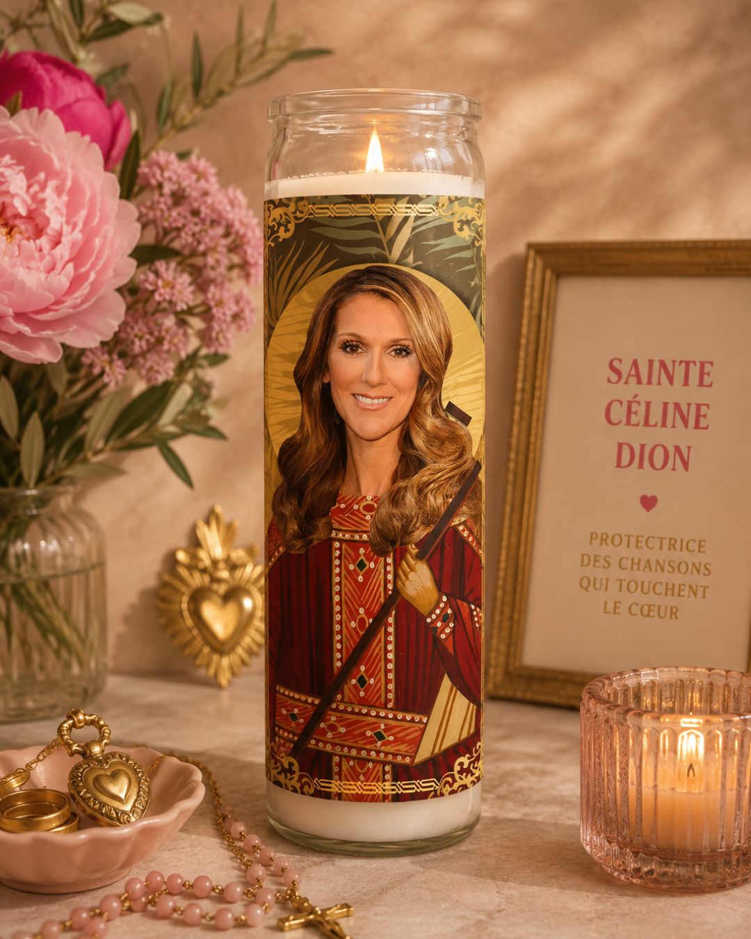 Saint Queen of Power Ballads Candle