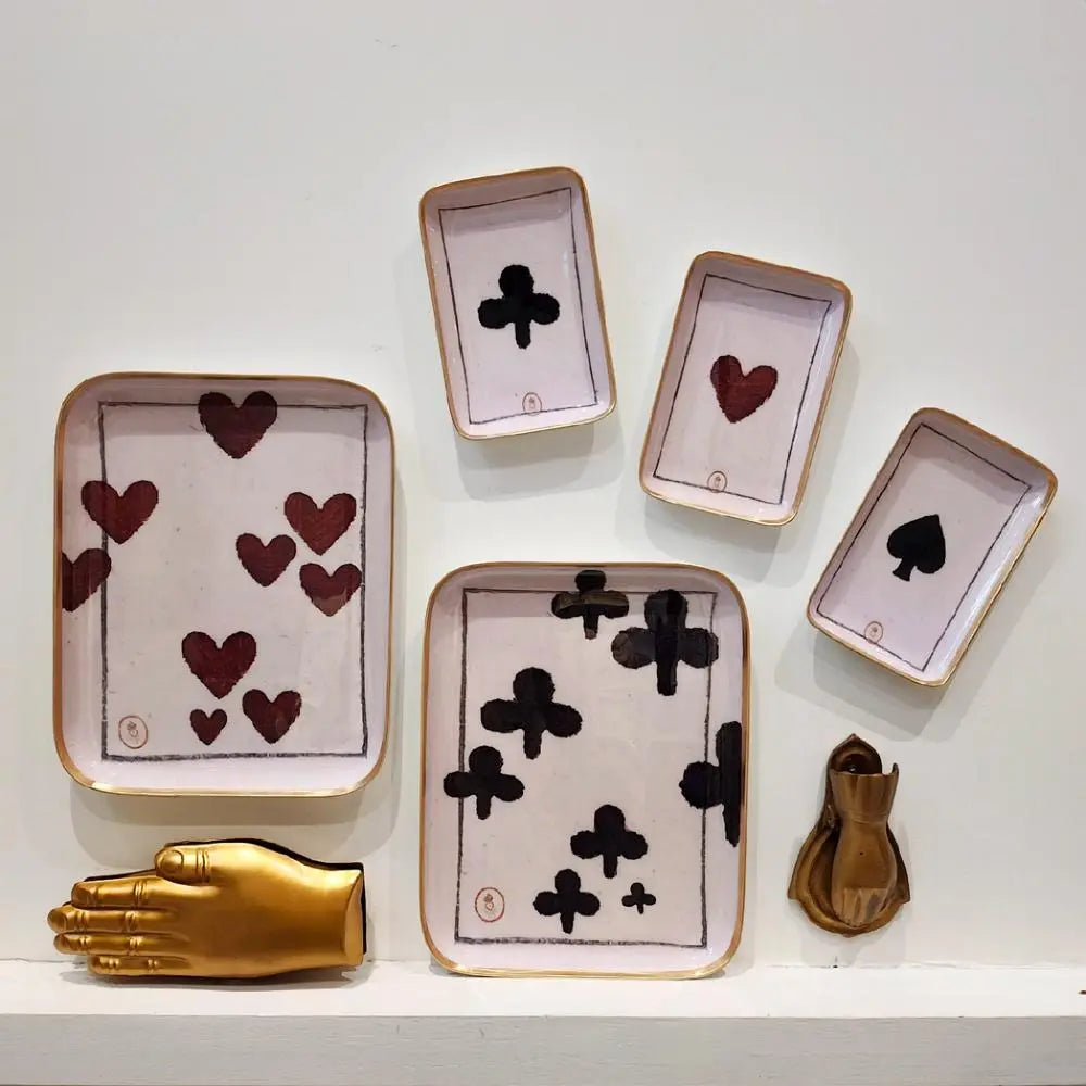 Vide-poche solo Pique à jouer