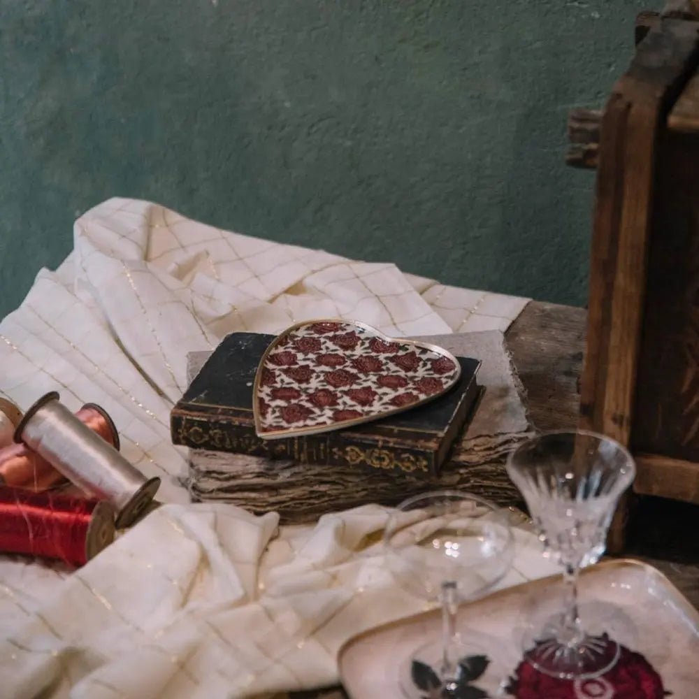 Plateau Coeur Rose
