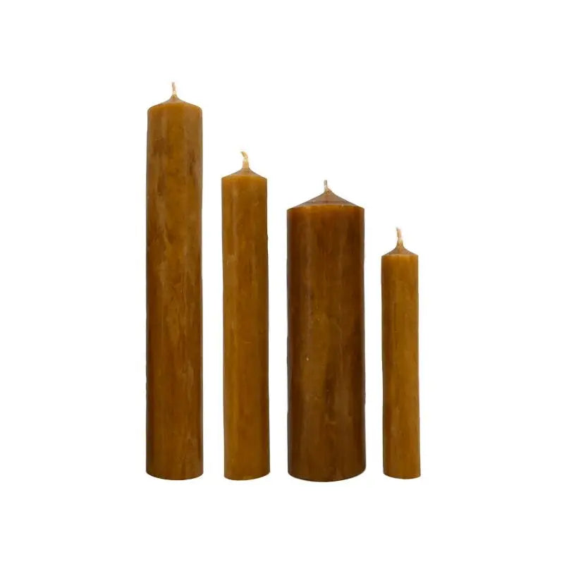 Bougies 30 cm couleur carbone (lot de 2)