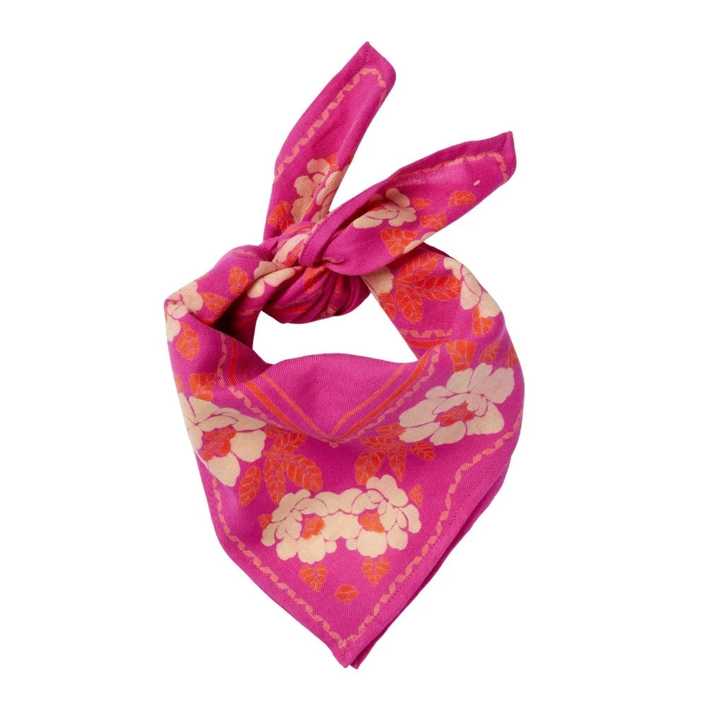 Petit foulard Nur camélia