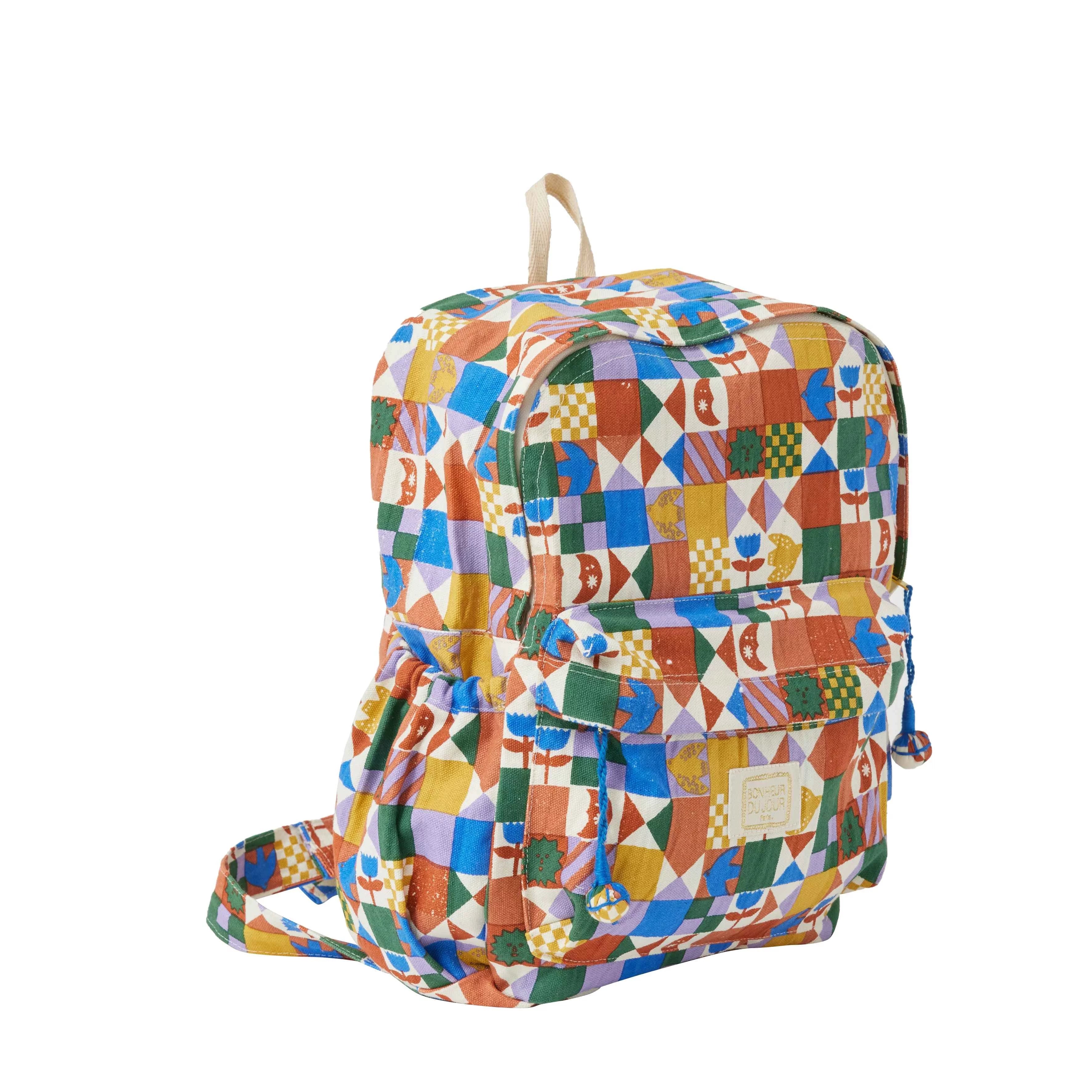 Sac à dos Biscotto Patchy bleu