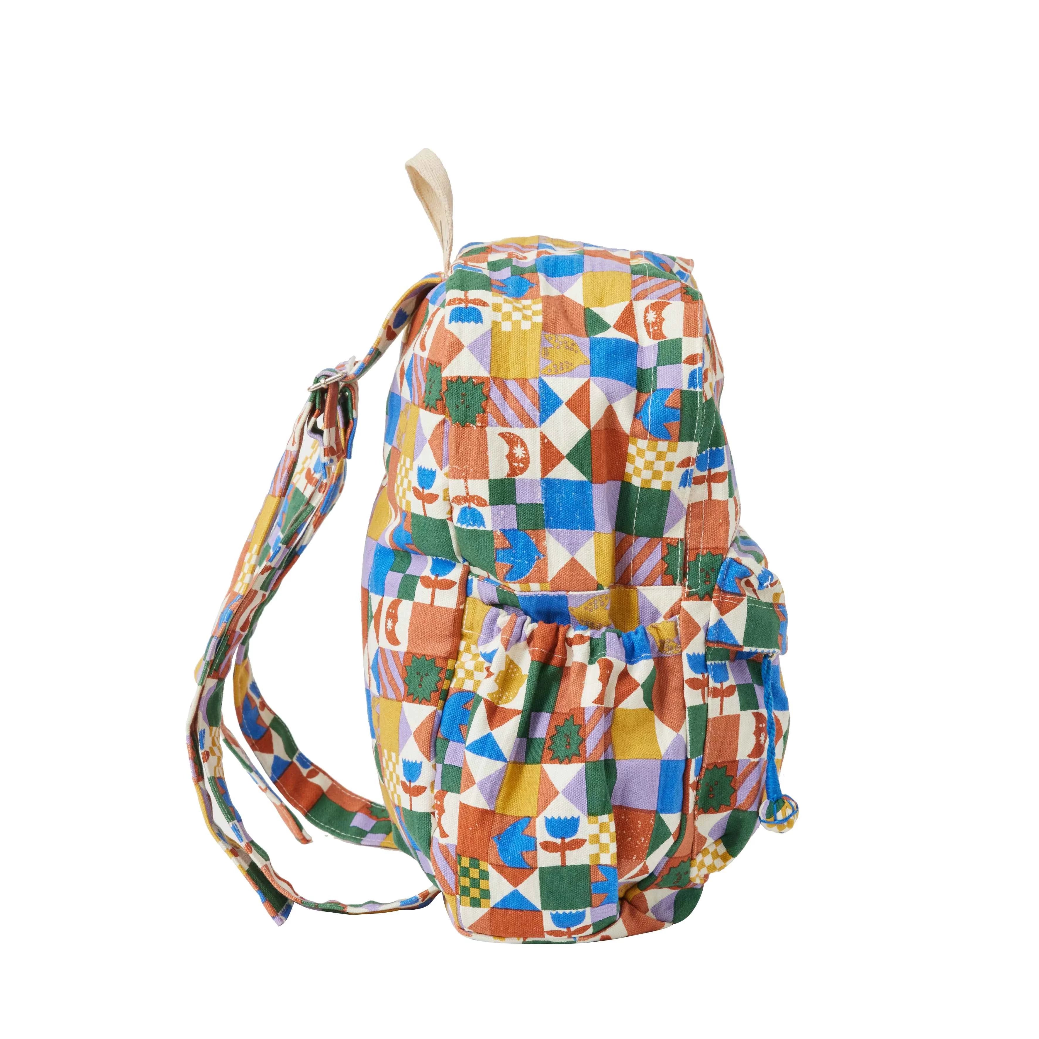 Sac à dos Biscotto Patchy bleu