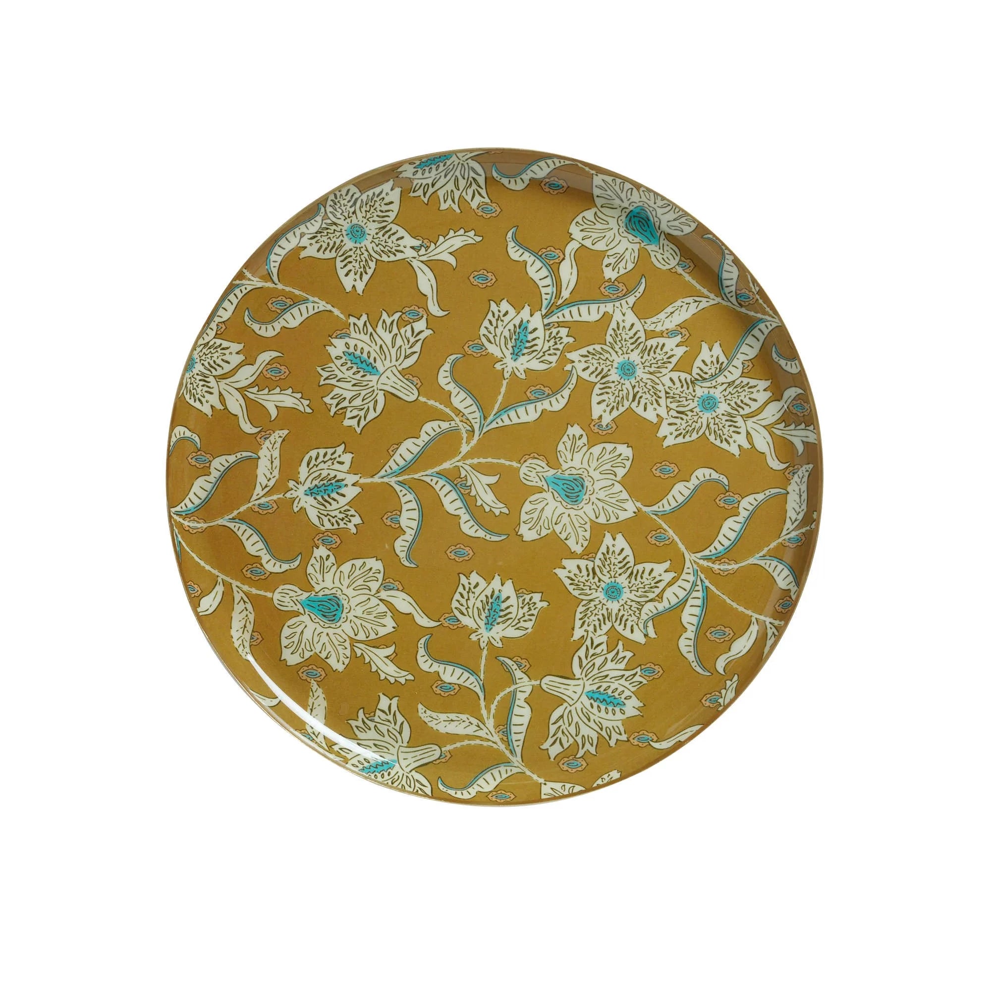 Plateau Rond Lotus absynthe, 30 cm