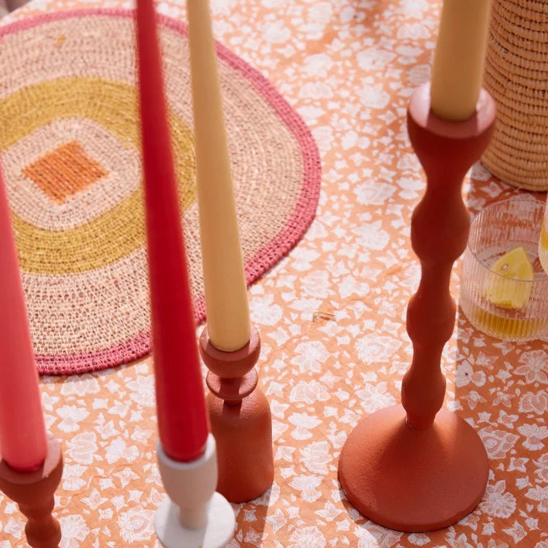 Set de table — Mada placemat, coral pink — view 3 — Bonheur du Jour