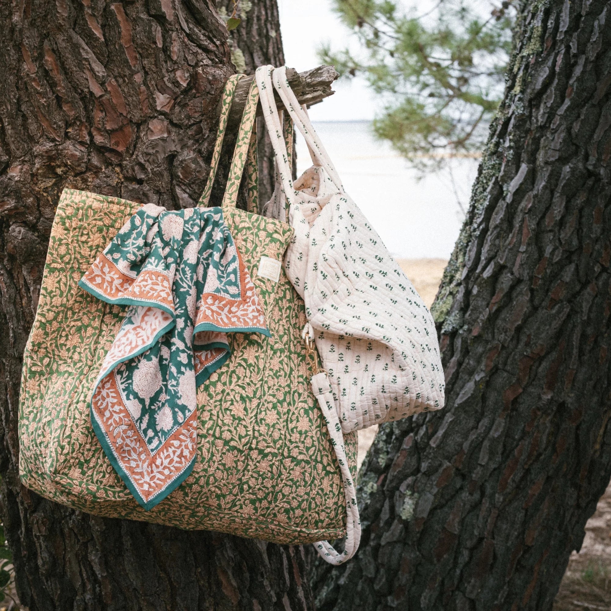 Sac Shopper Kaki kaki