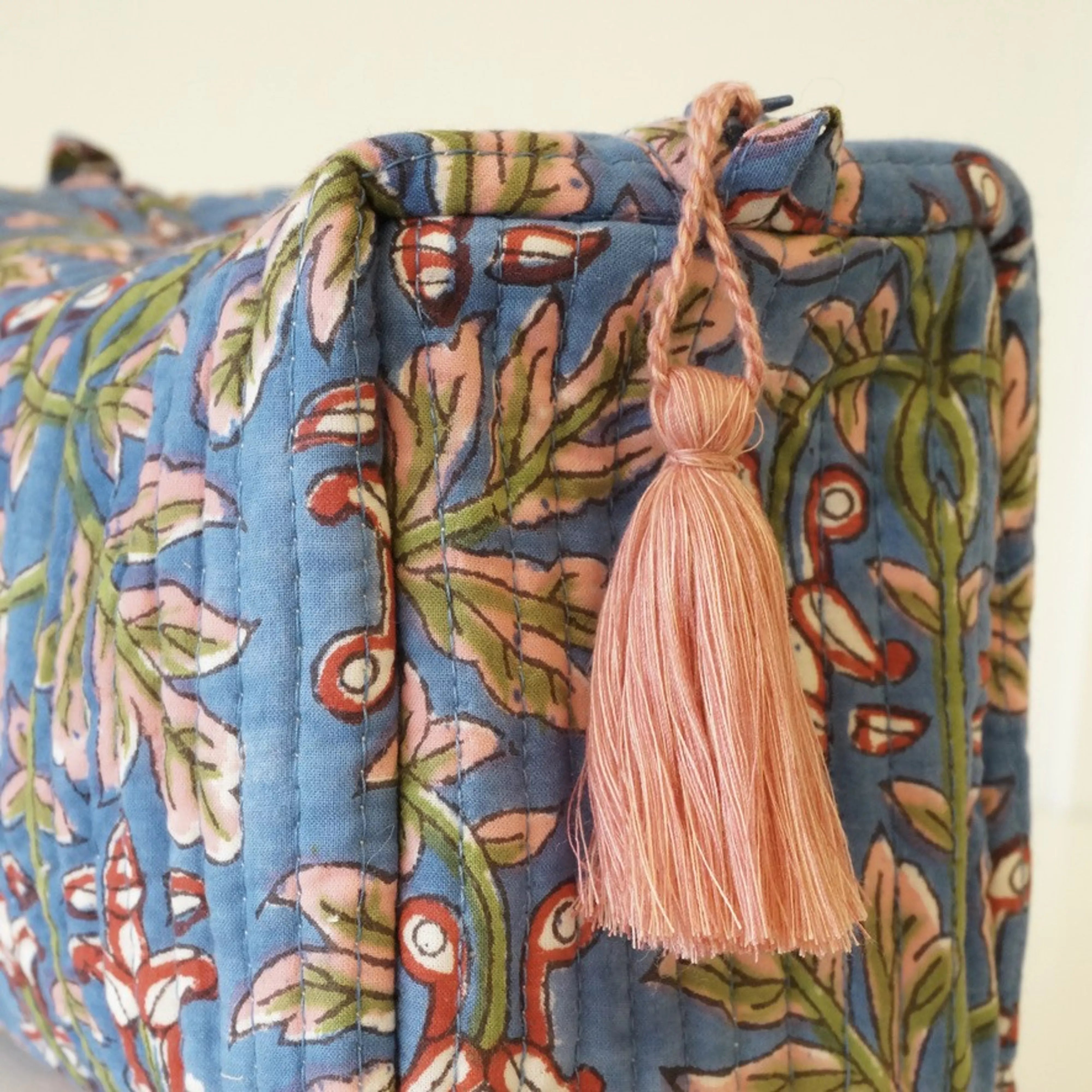 Trousse de toilette en coton imprimé n50