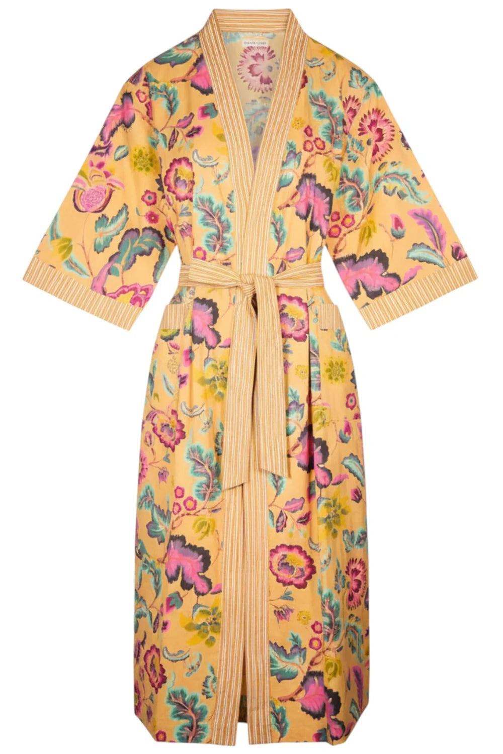 Kimono long Mandu, moutarde