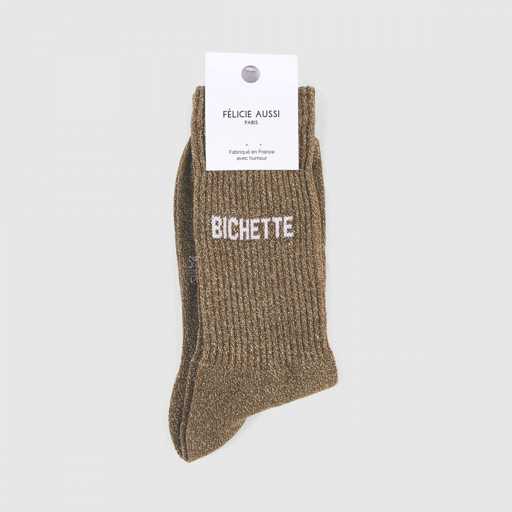 Chaussettes Bichette à paillettes - taille 36/40