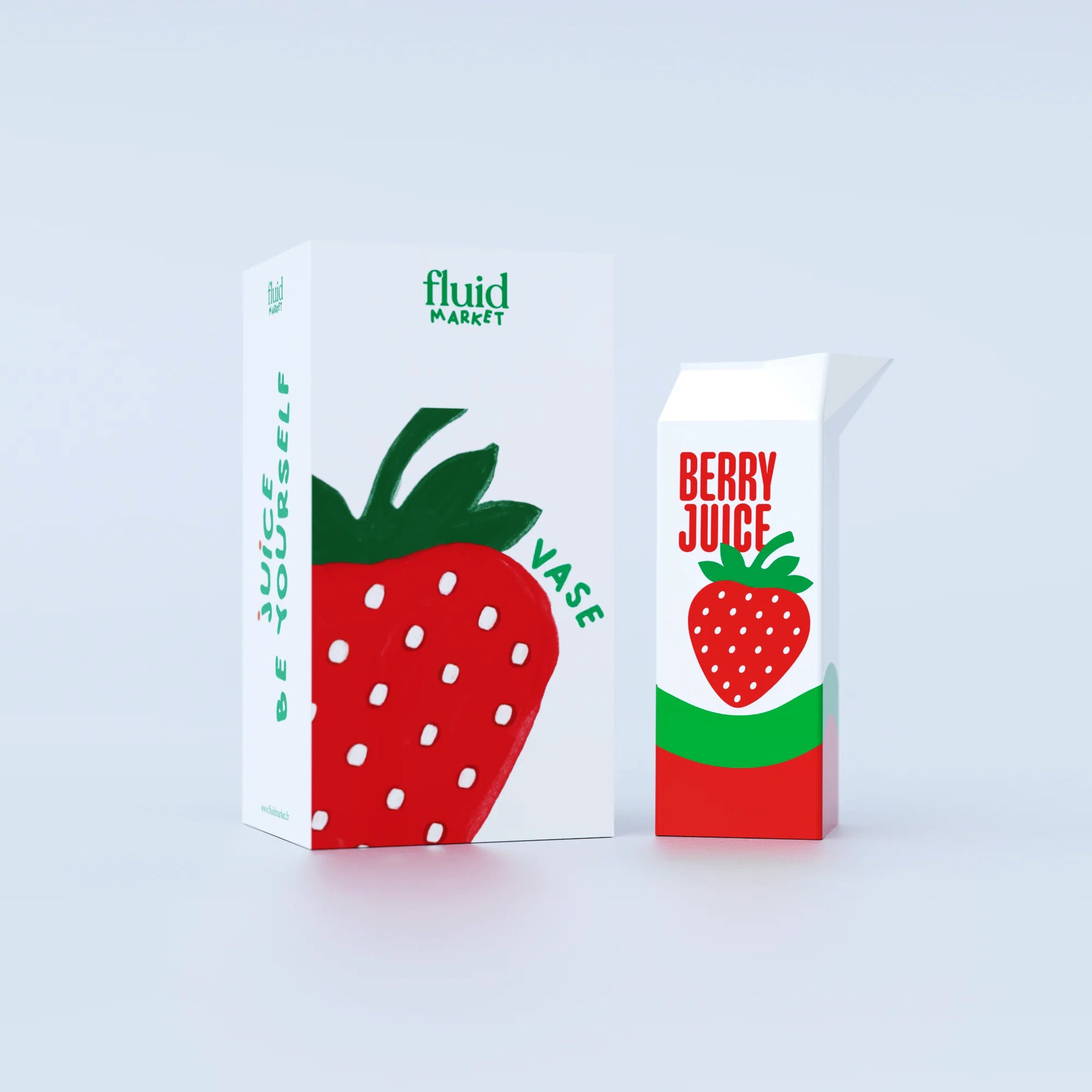 Vase Strawberry Juice Fluid Market