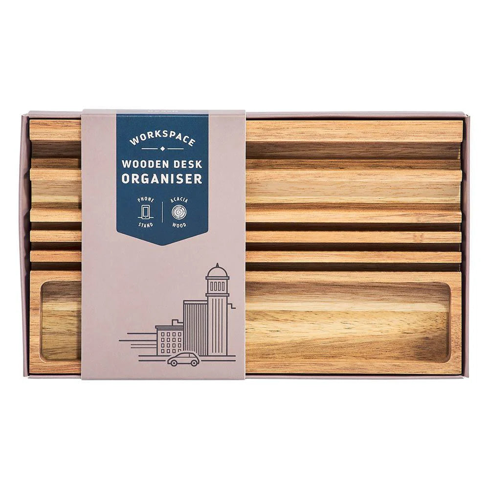 Organisateur de bureau en bois