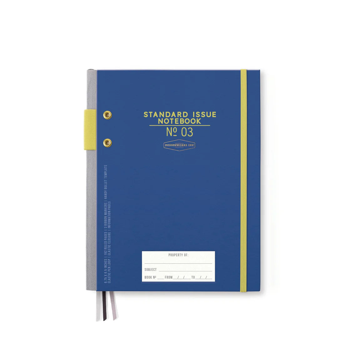 Bloc-notes planning Standard Issue cobalt & citron
