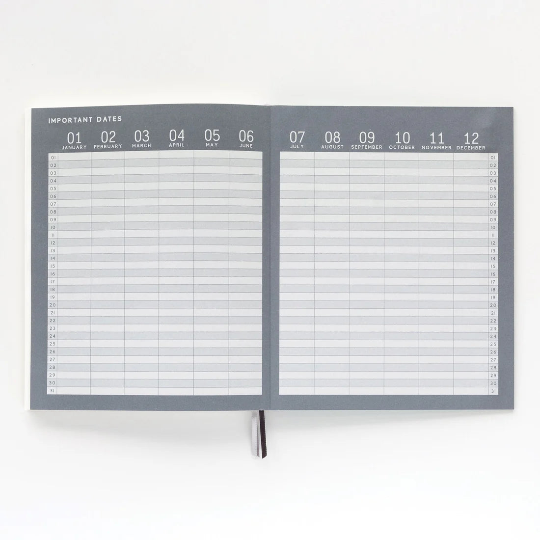 Bloc-notes planning Standard Issue cobalt & citron