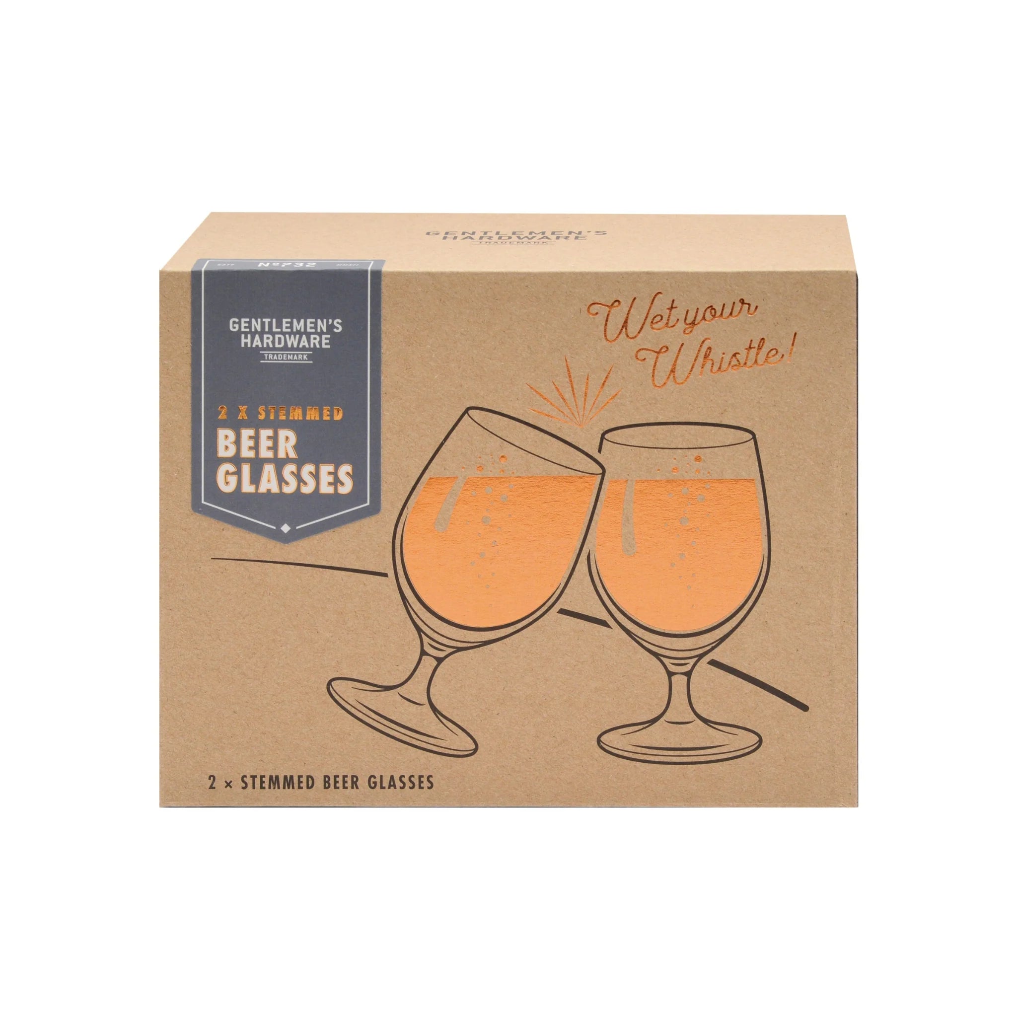 Verres à bière tulipe (vendu par 2)