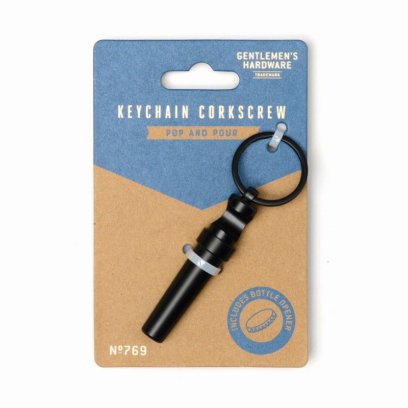 Porte-clés tire-bouchon