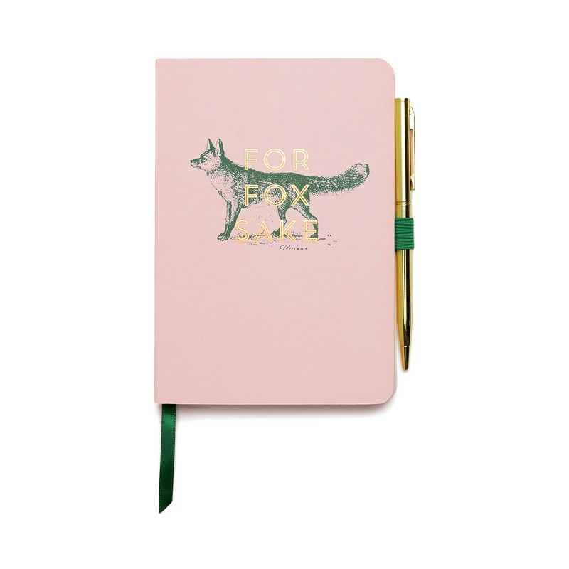 Bloc-notes Sass avec stylo For Fox Sake