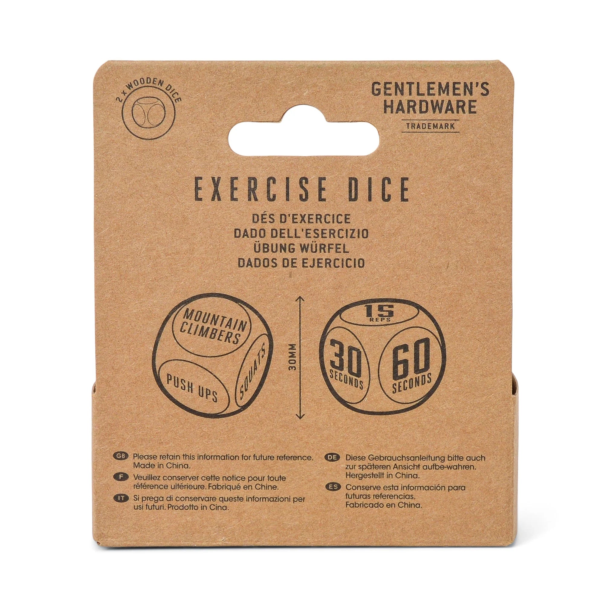 Dés d'exercice