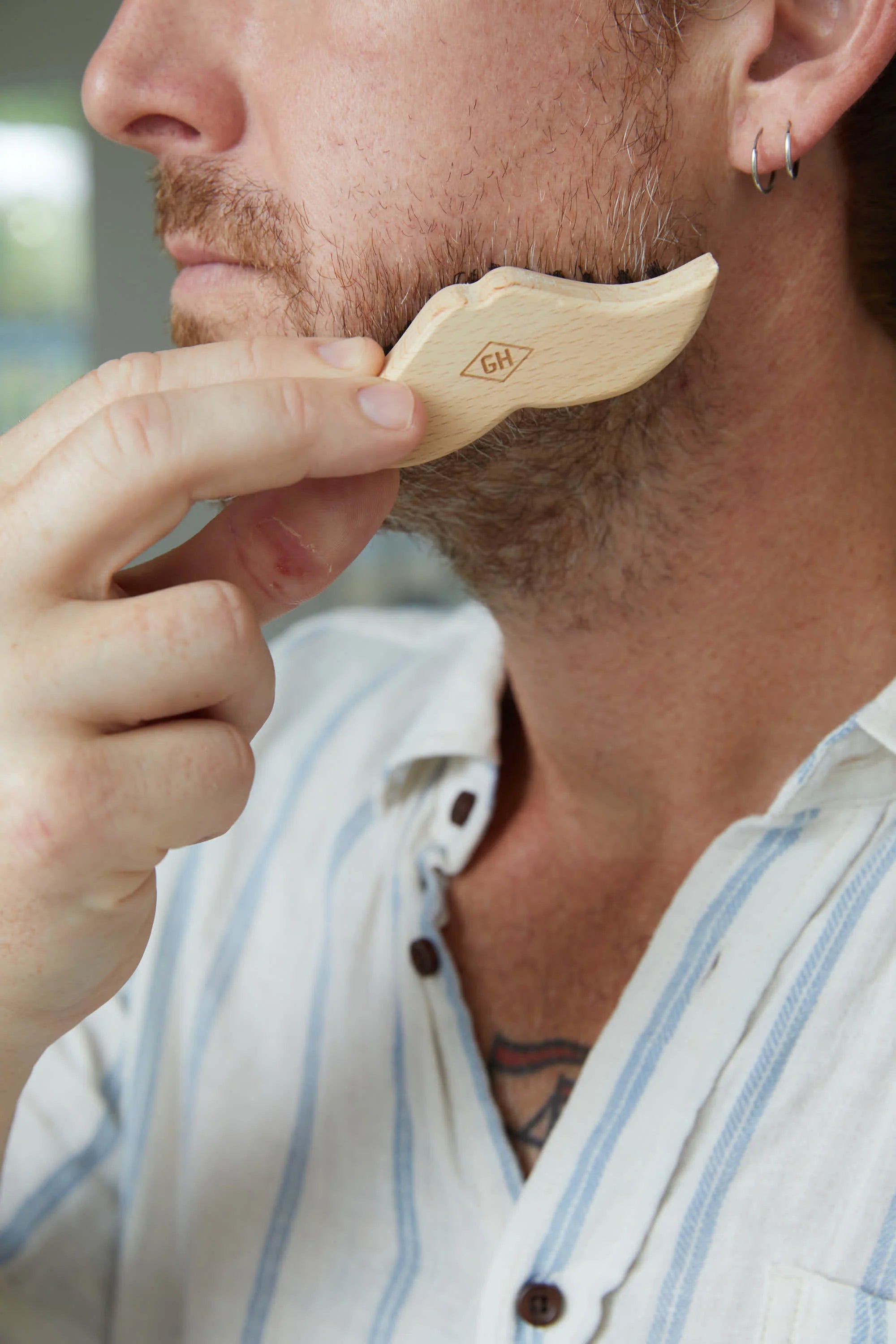 Brosse à barbe Moustache