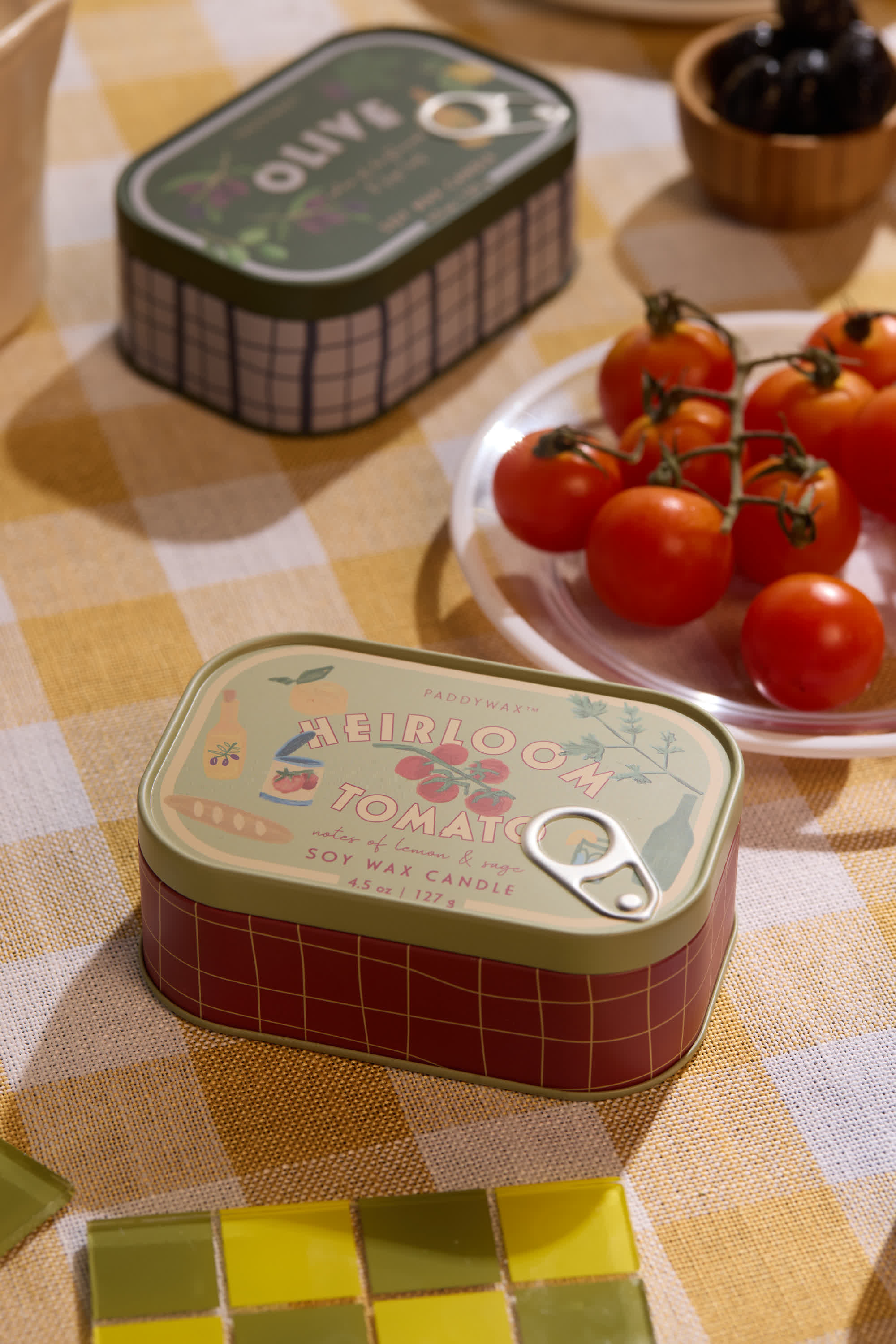 Bougie boîte Tomates oubliées 127g