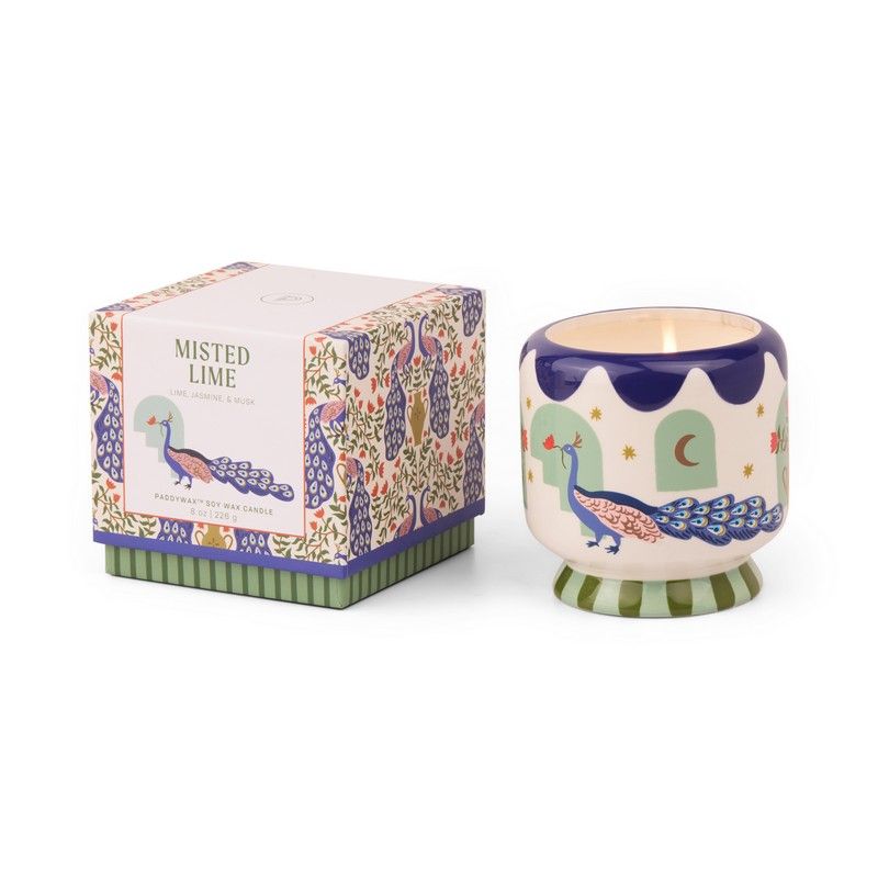 Bougie Adopo Paon Misted Lime