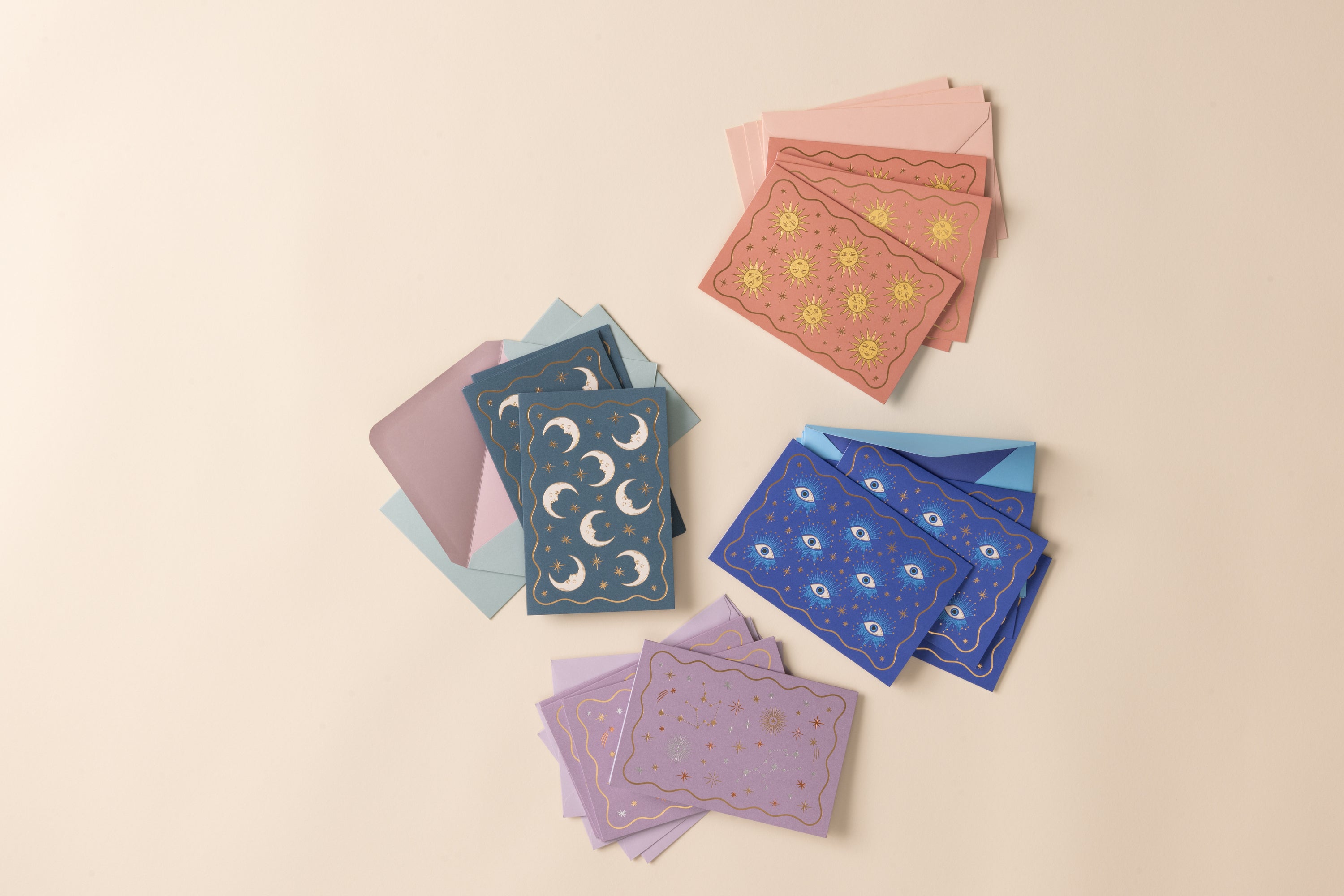 Cartes postales Célestes (coffret de 16 cartes)