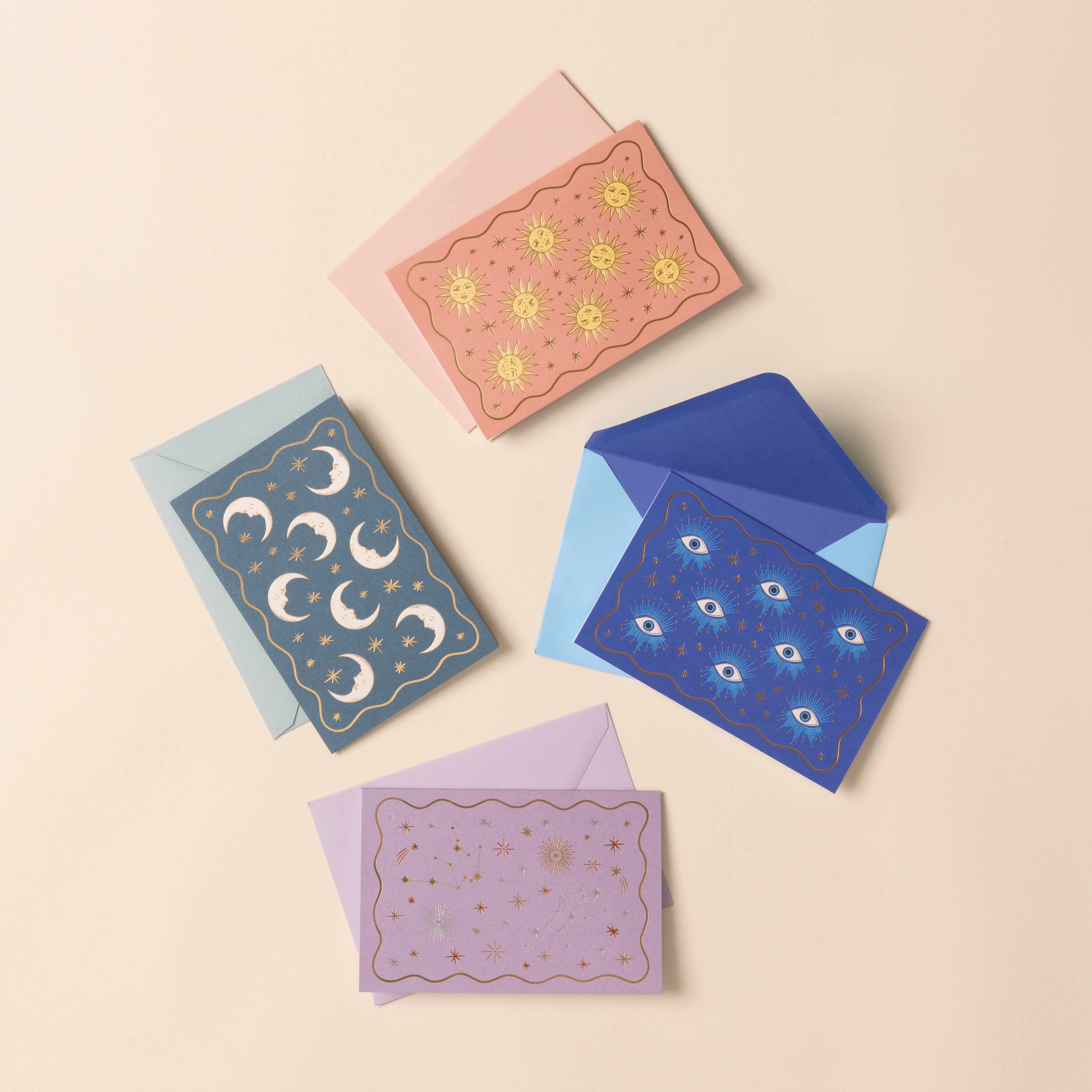 Cartes postales Célestes (coffret de 16 cartes)